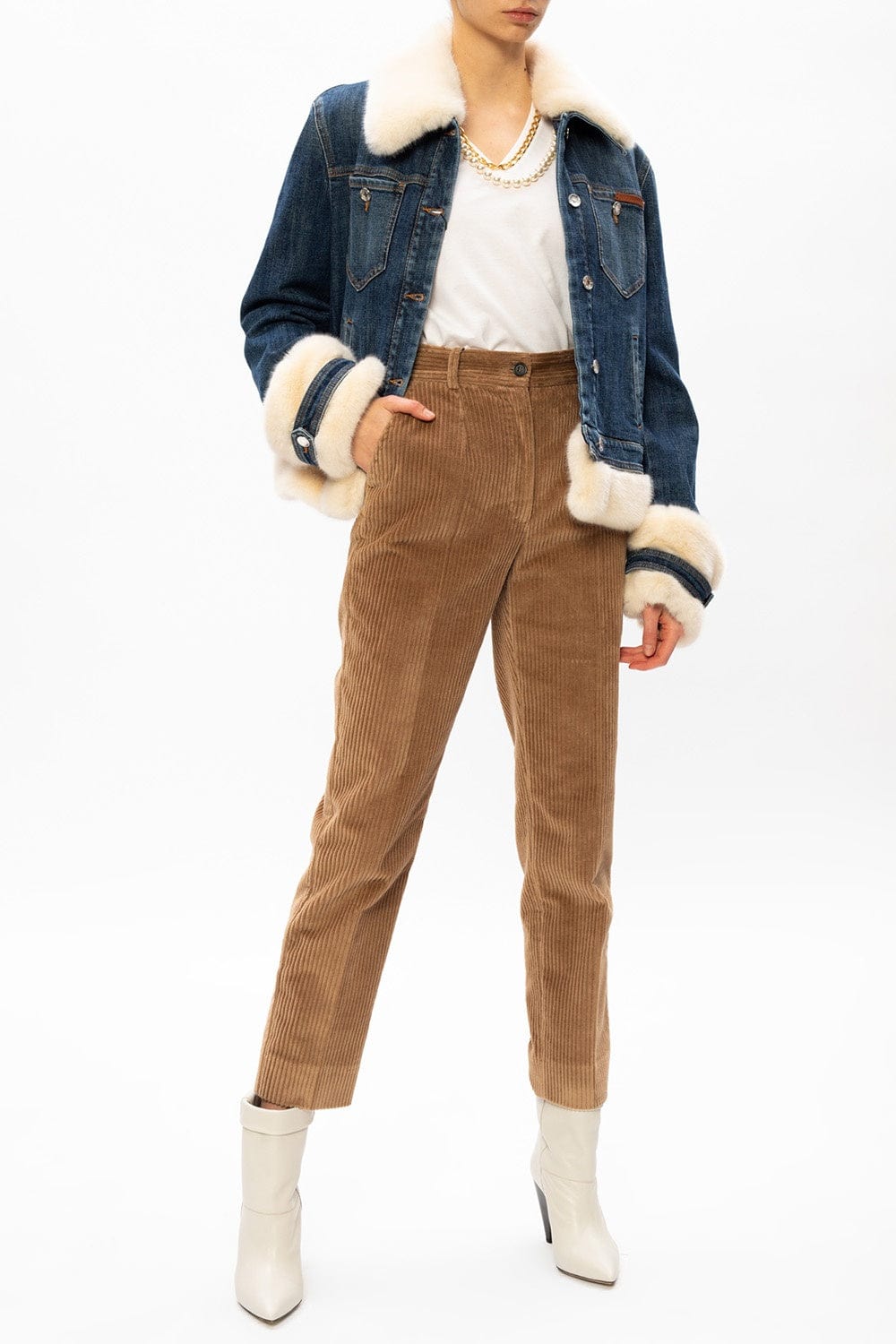 Dolce & Gabbana Neck-Embellished T-Shirt