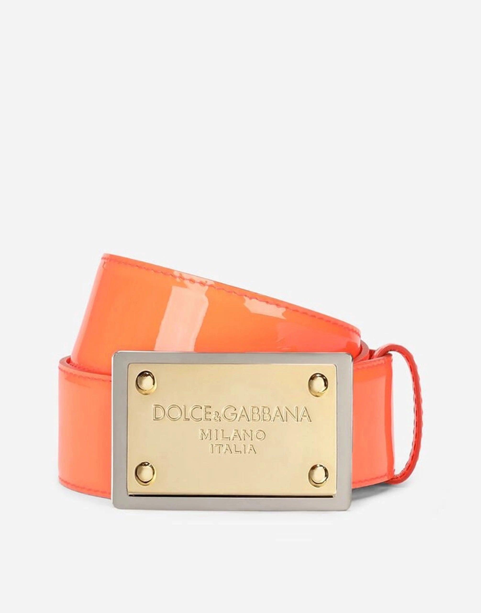 Dolce & Gabbana Neon Leather Belt