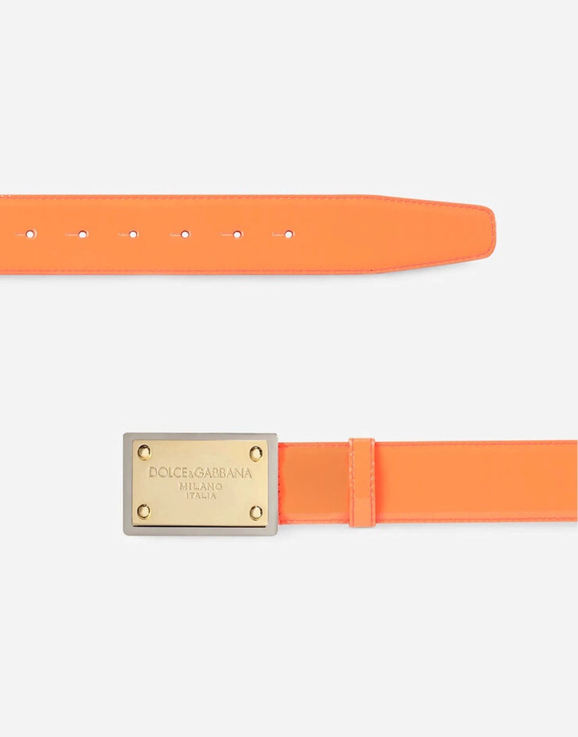 Dolce & Gabbana Neon Leather Belt