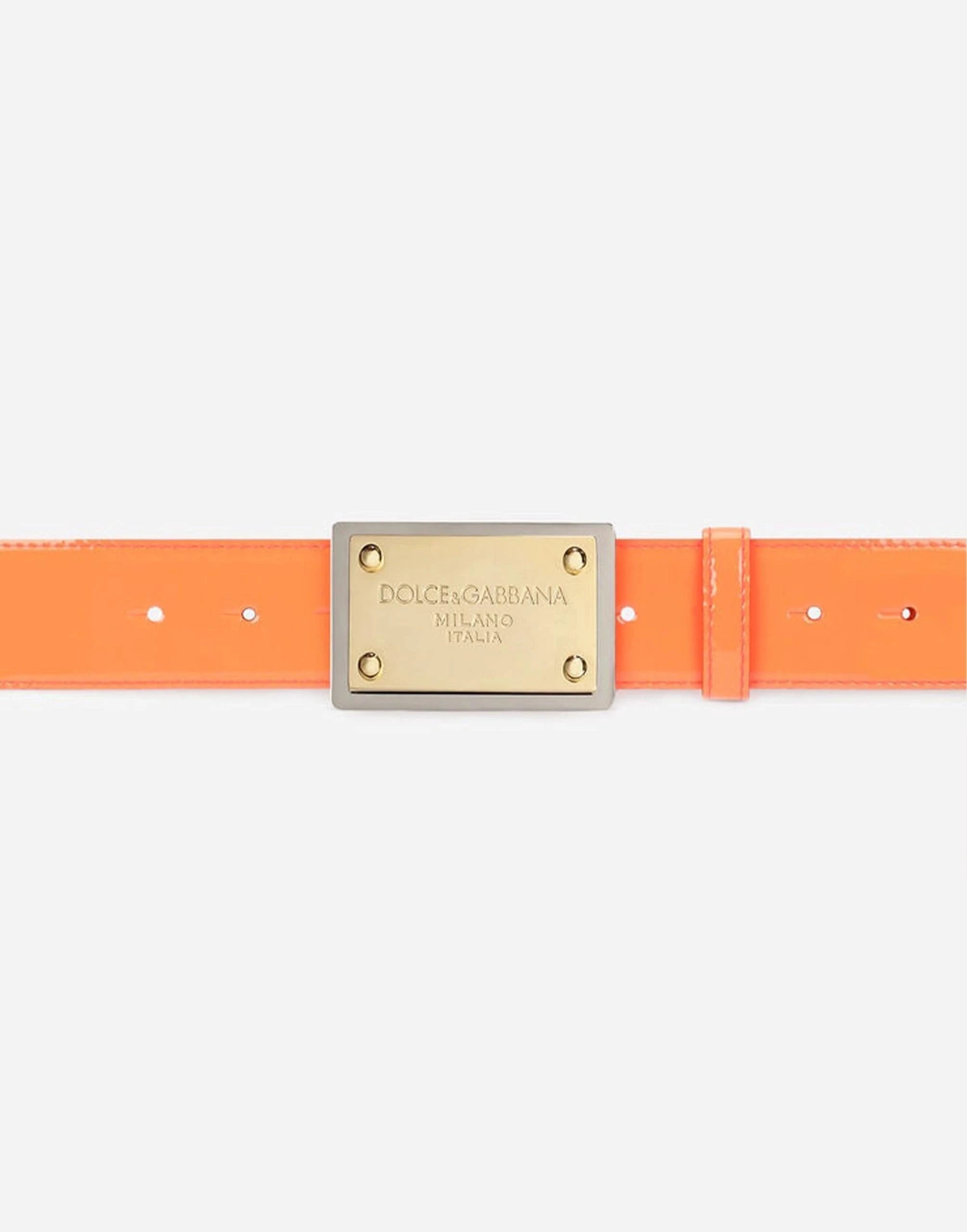 Dolce & Gabbana Neon Leather Belt
