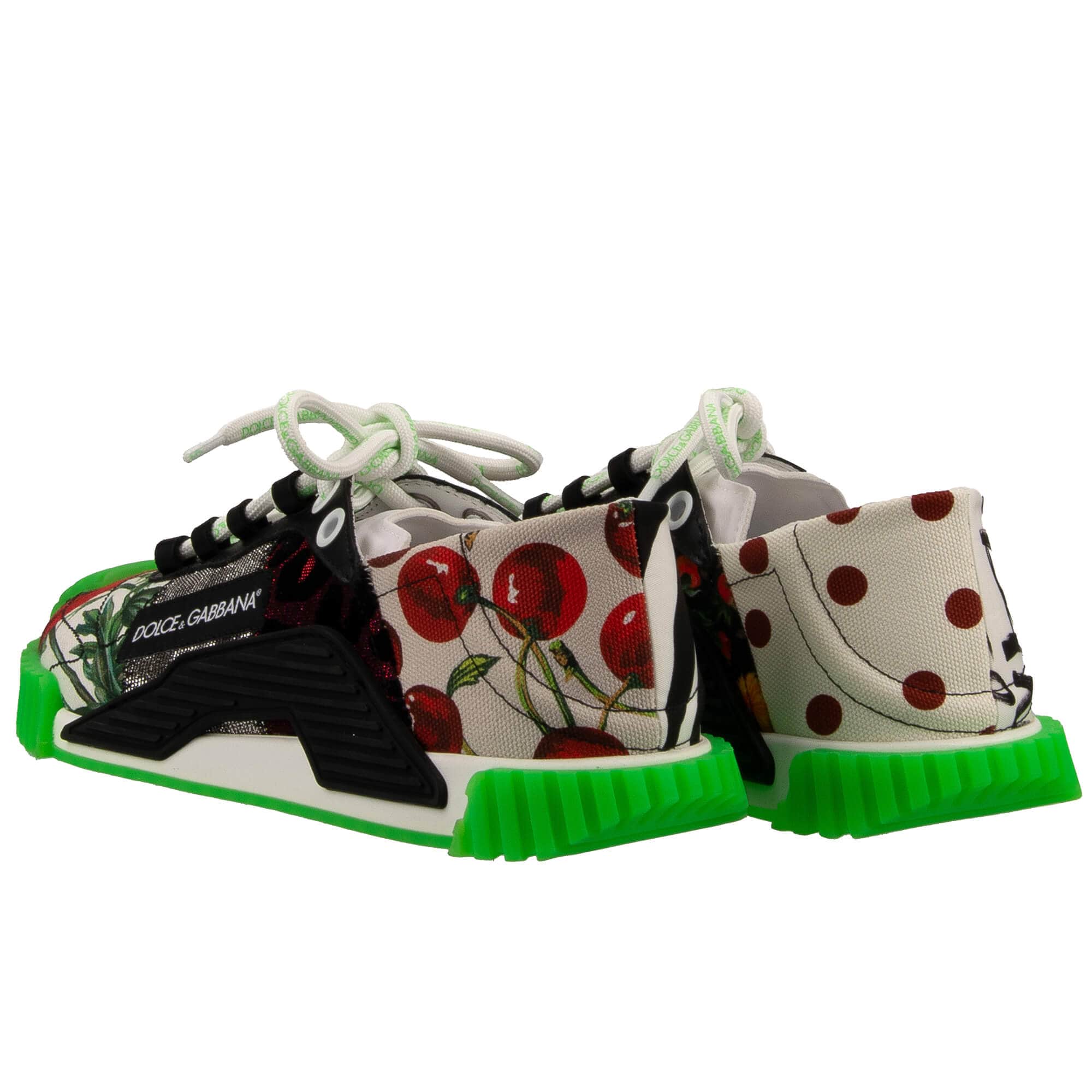 Dolce & Gabbana NS1 Cherry-Print Sneakers