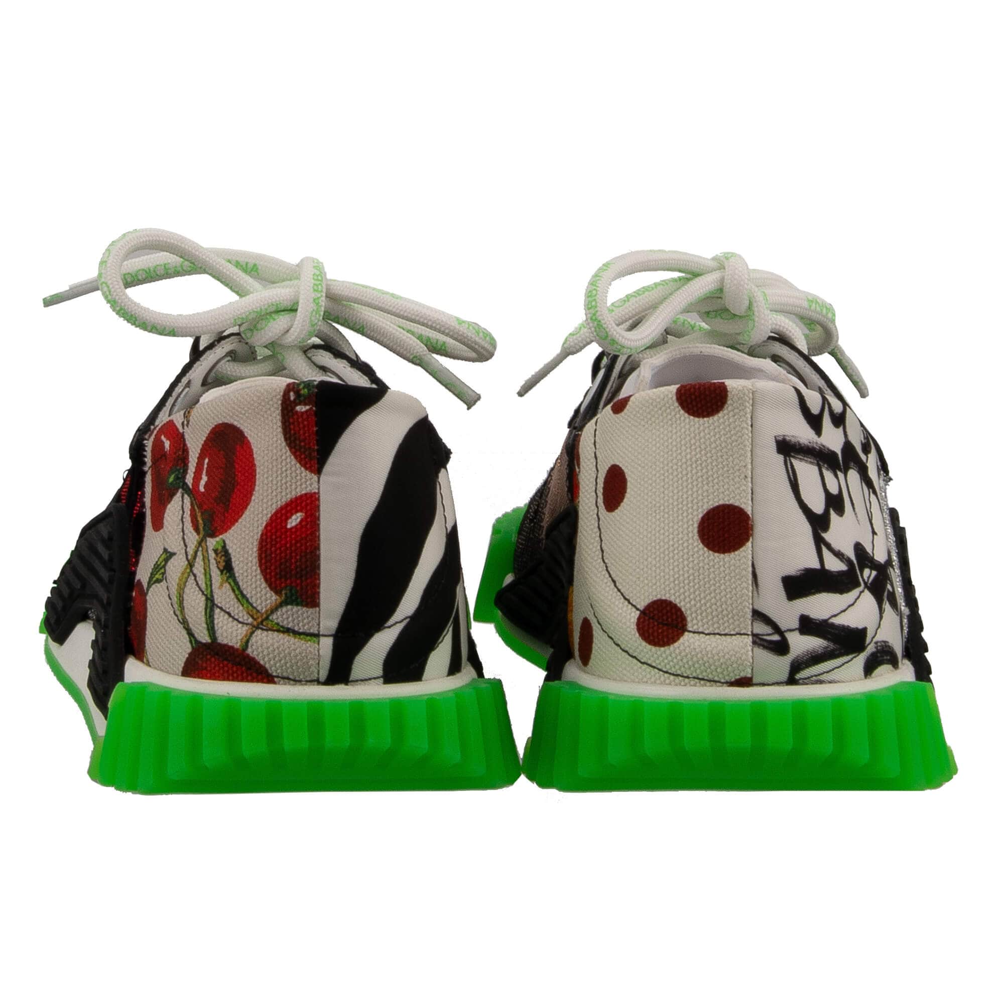 Dolce & Gabbana NS1 Cherry-Print Sneakers