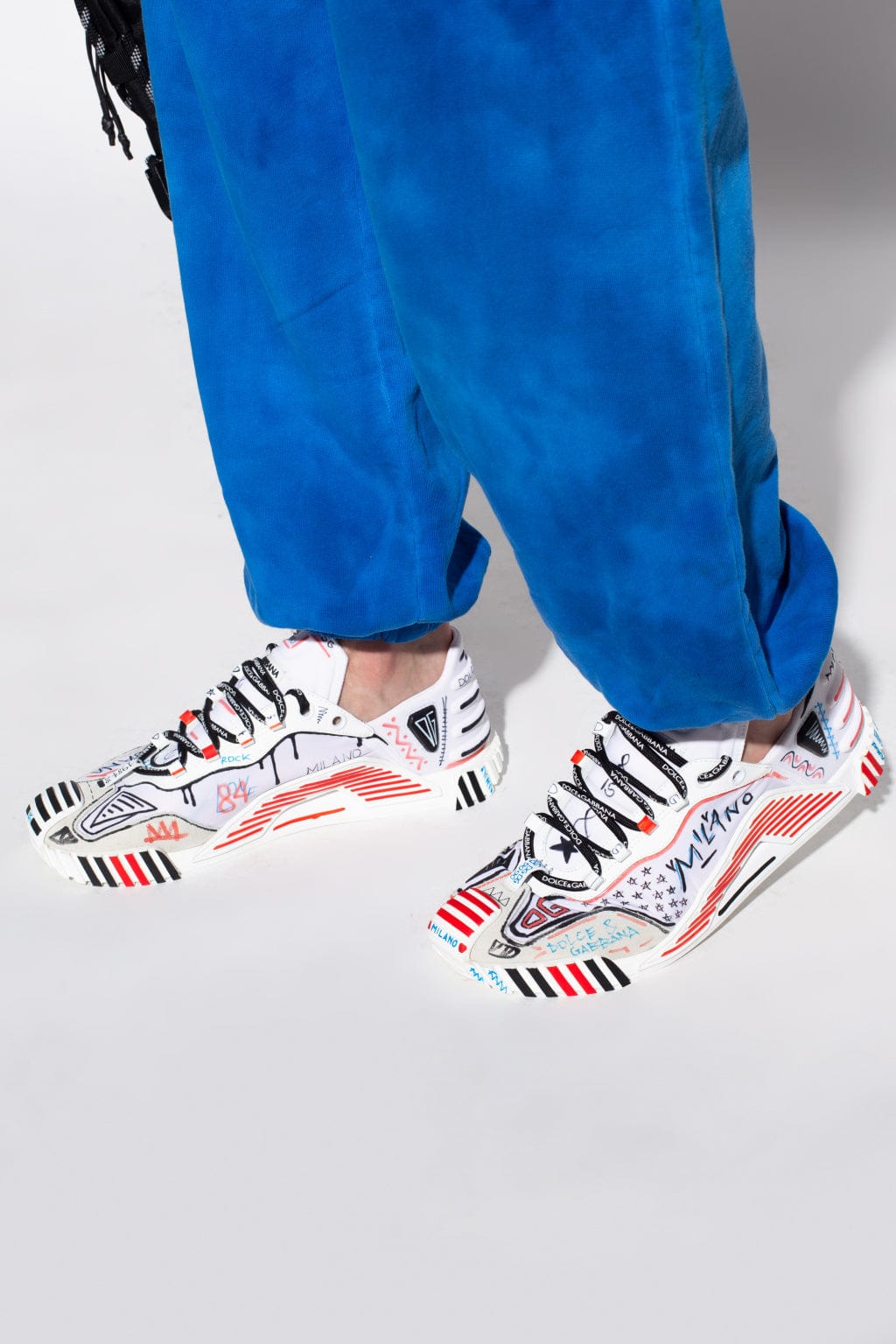 Dolce & Gabbana NS1 Graffiti-Print Sneakers