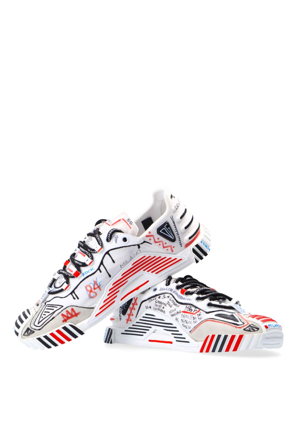 Dolce & Gabbana NS1 Graffiti-Print Sneakers