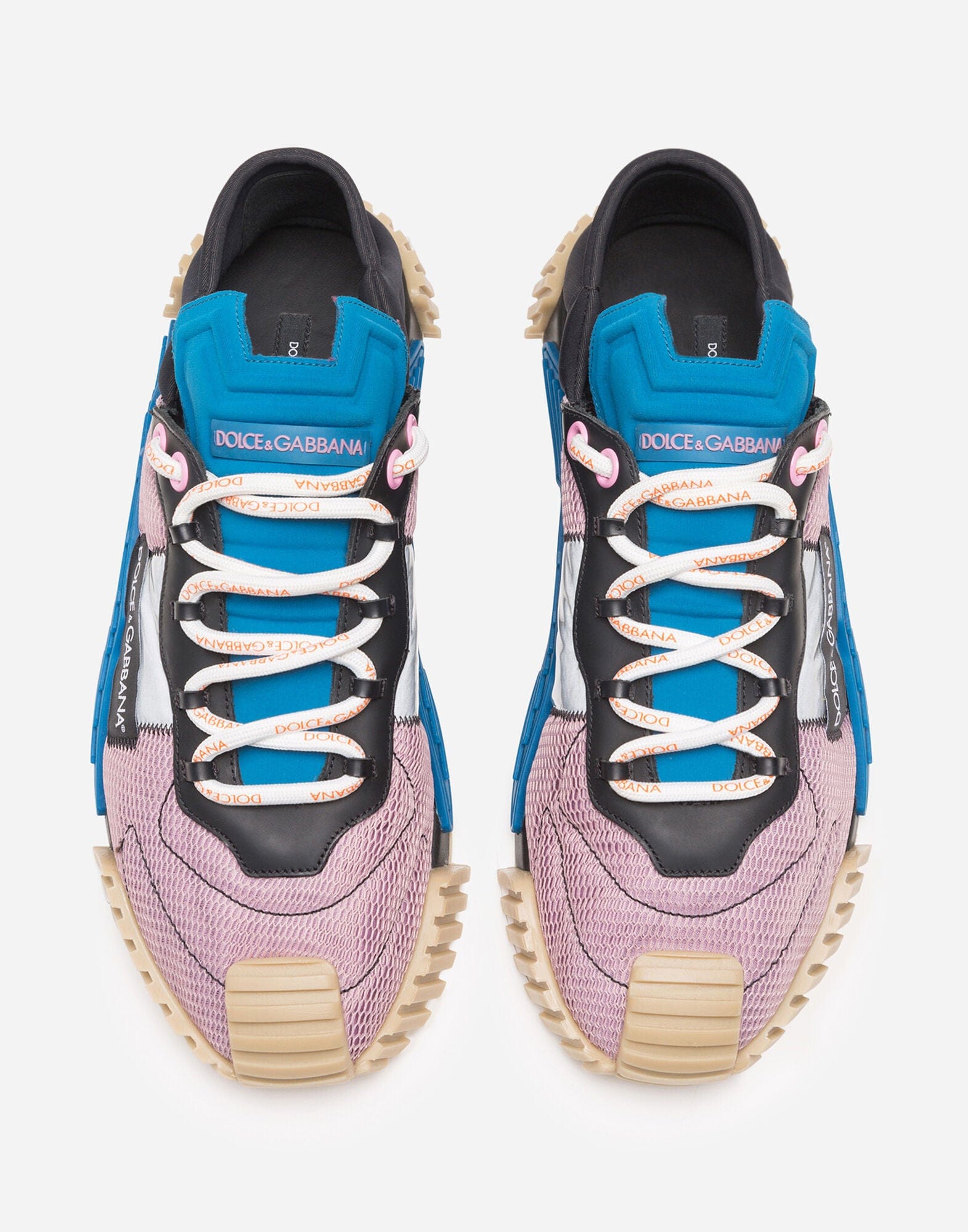 Dolce & Gabbana NS1 Slip-On Sneakers In Mixed Materials