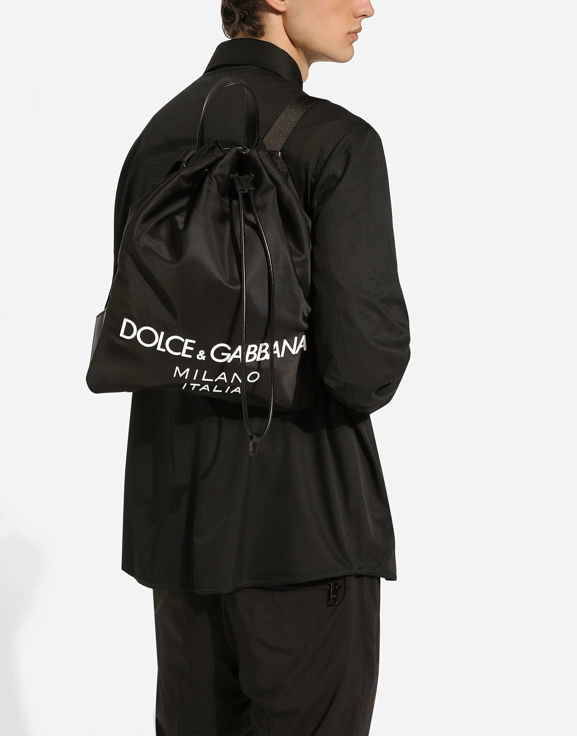 Dolce & Gabbana Nylon Logo Backpack