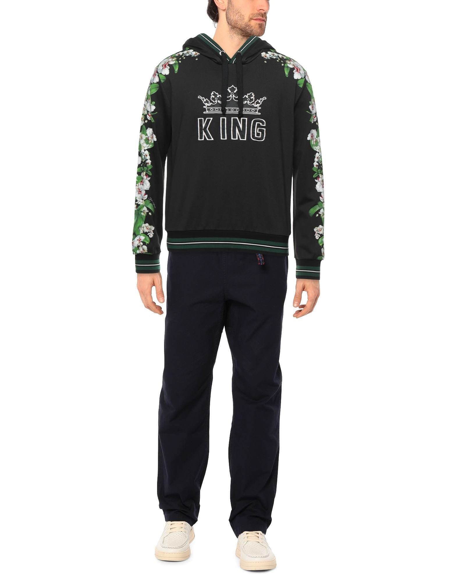 Dolce & Gabbana Orchid Printed Hoodie