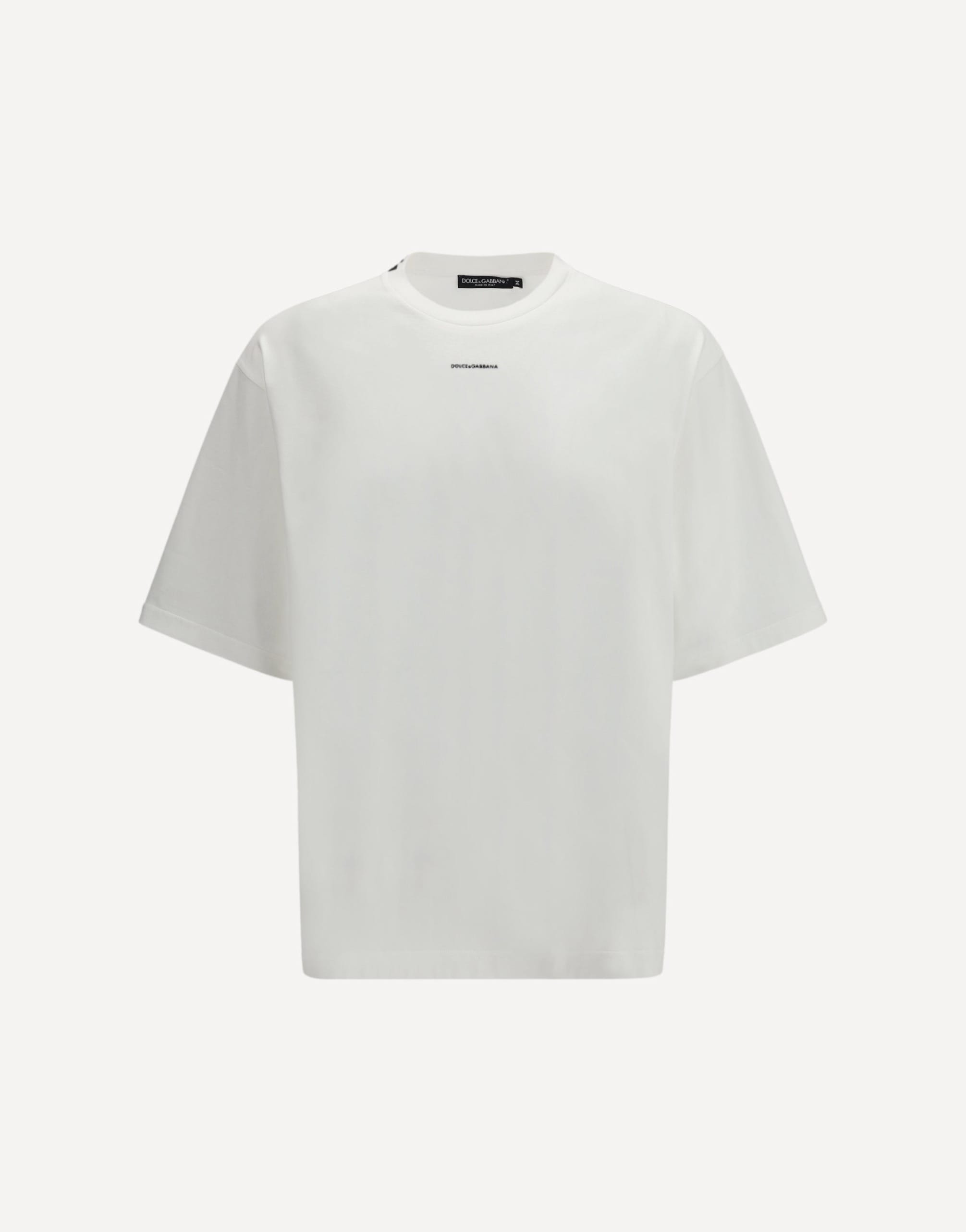 Dolce & Gabbana Oversized T-Shirt With Print Crew Neck