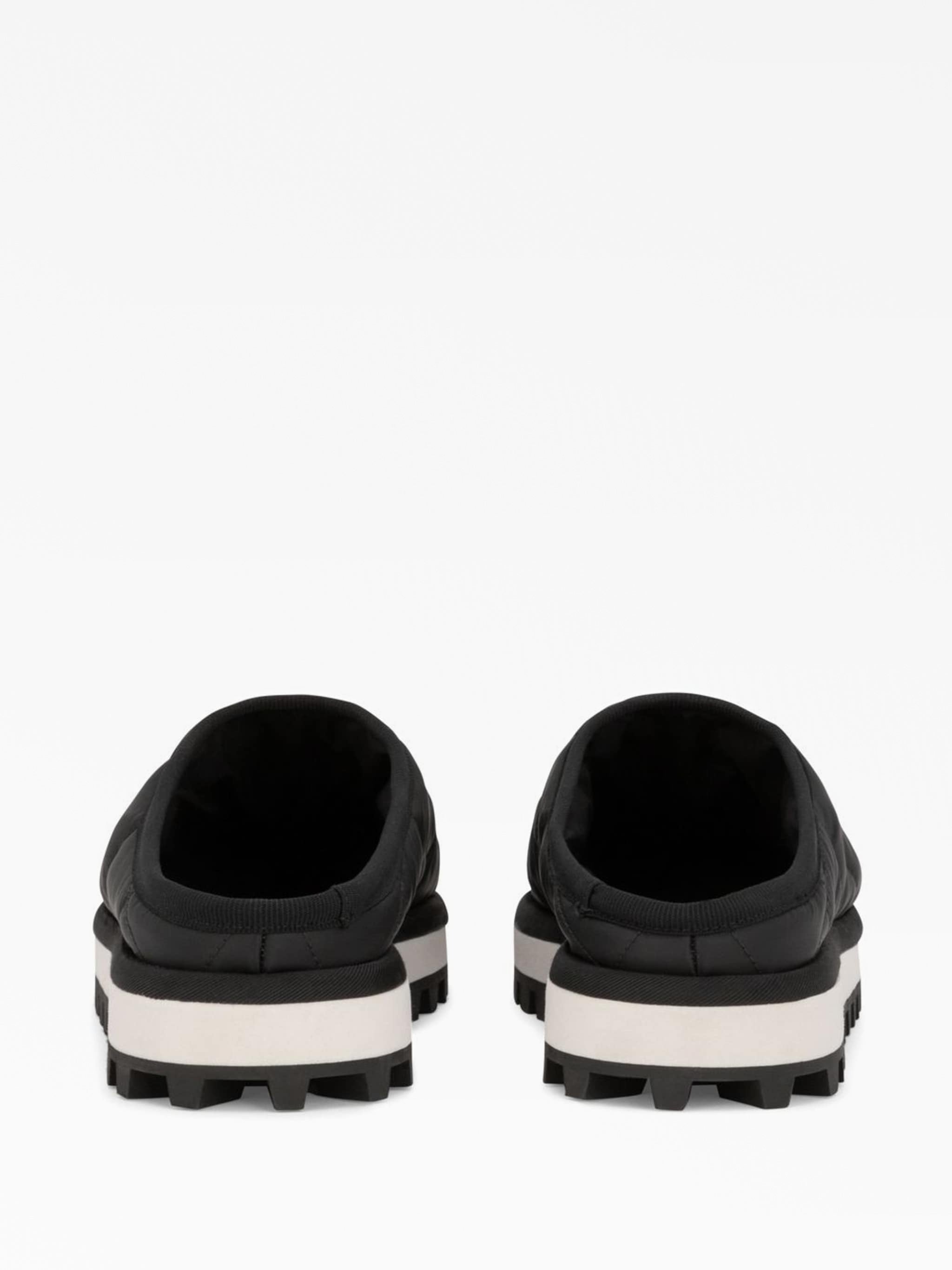 Dolce & Gabbana Padded Quilted Logo Slippers