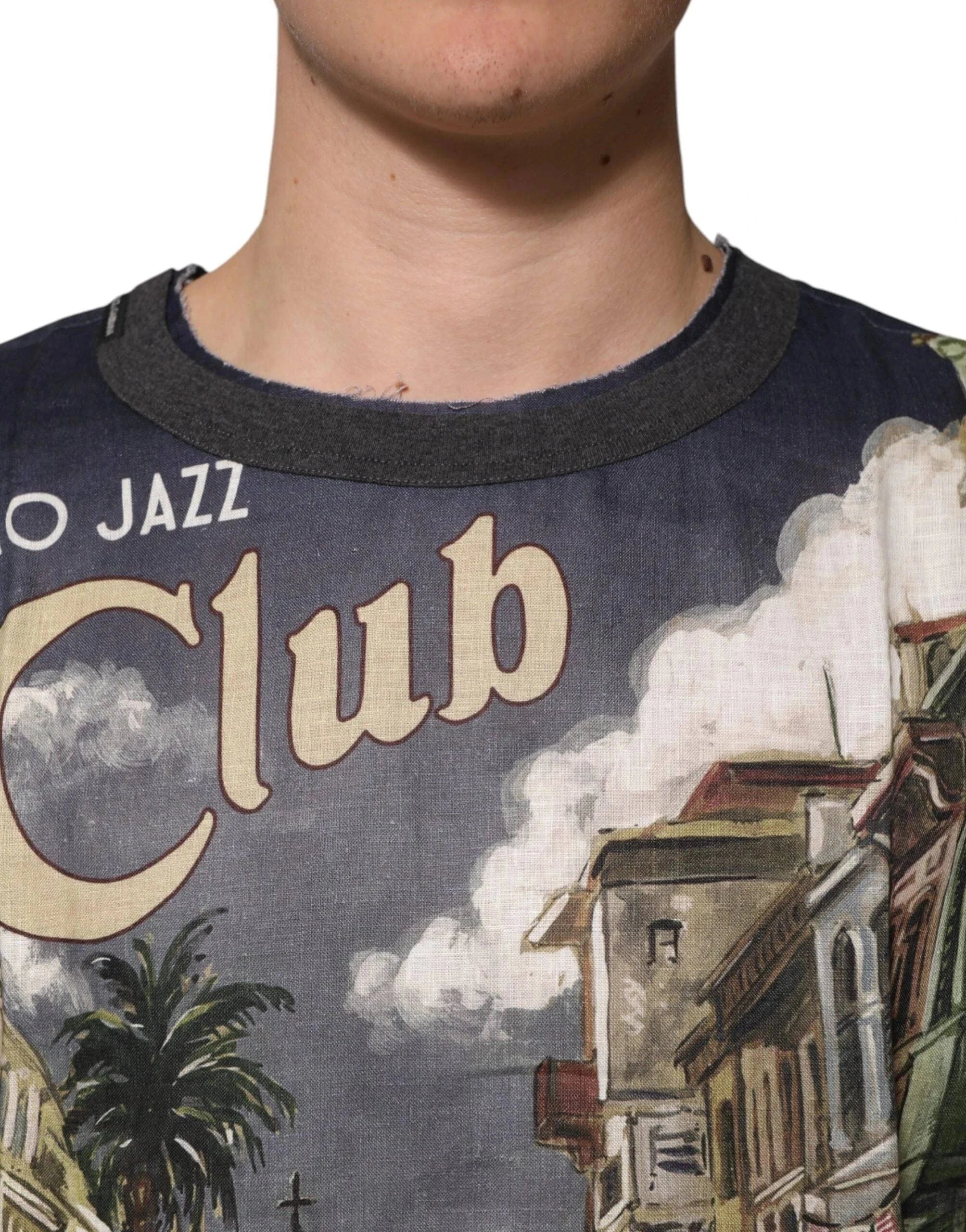Dolce & Gabbana Palermo Jazz Print T-Shirt