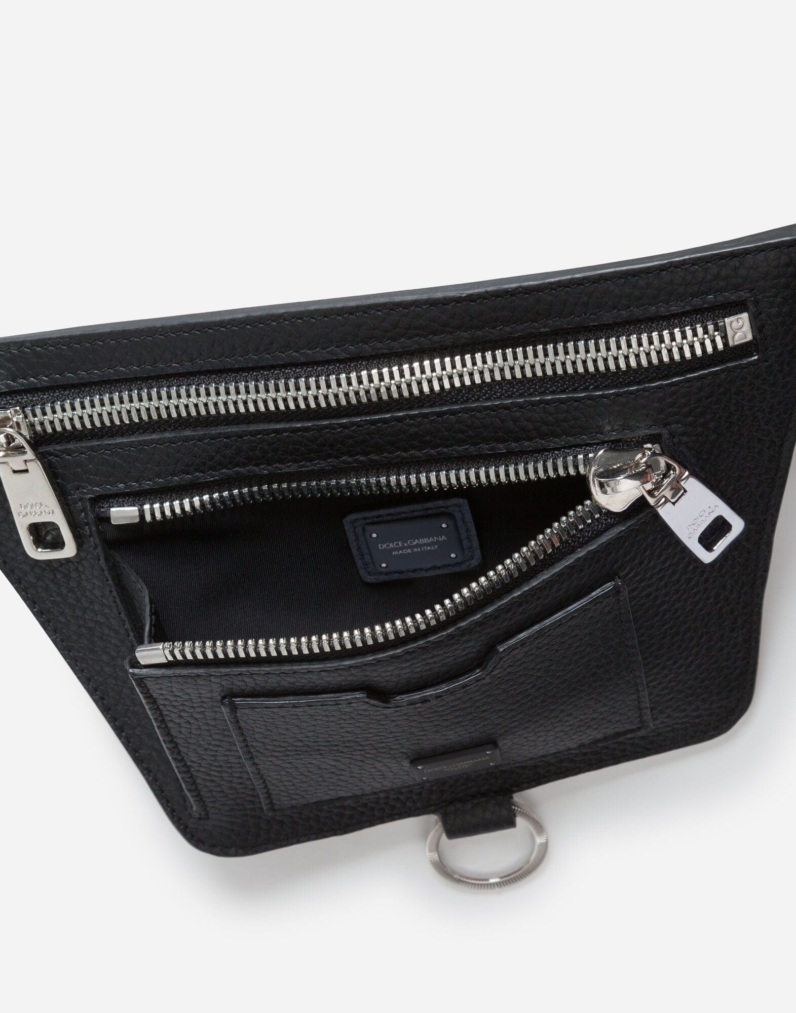 Dolce & Gabbana Palermo Logo-Plaque Leather Belt Bag