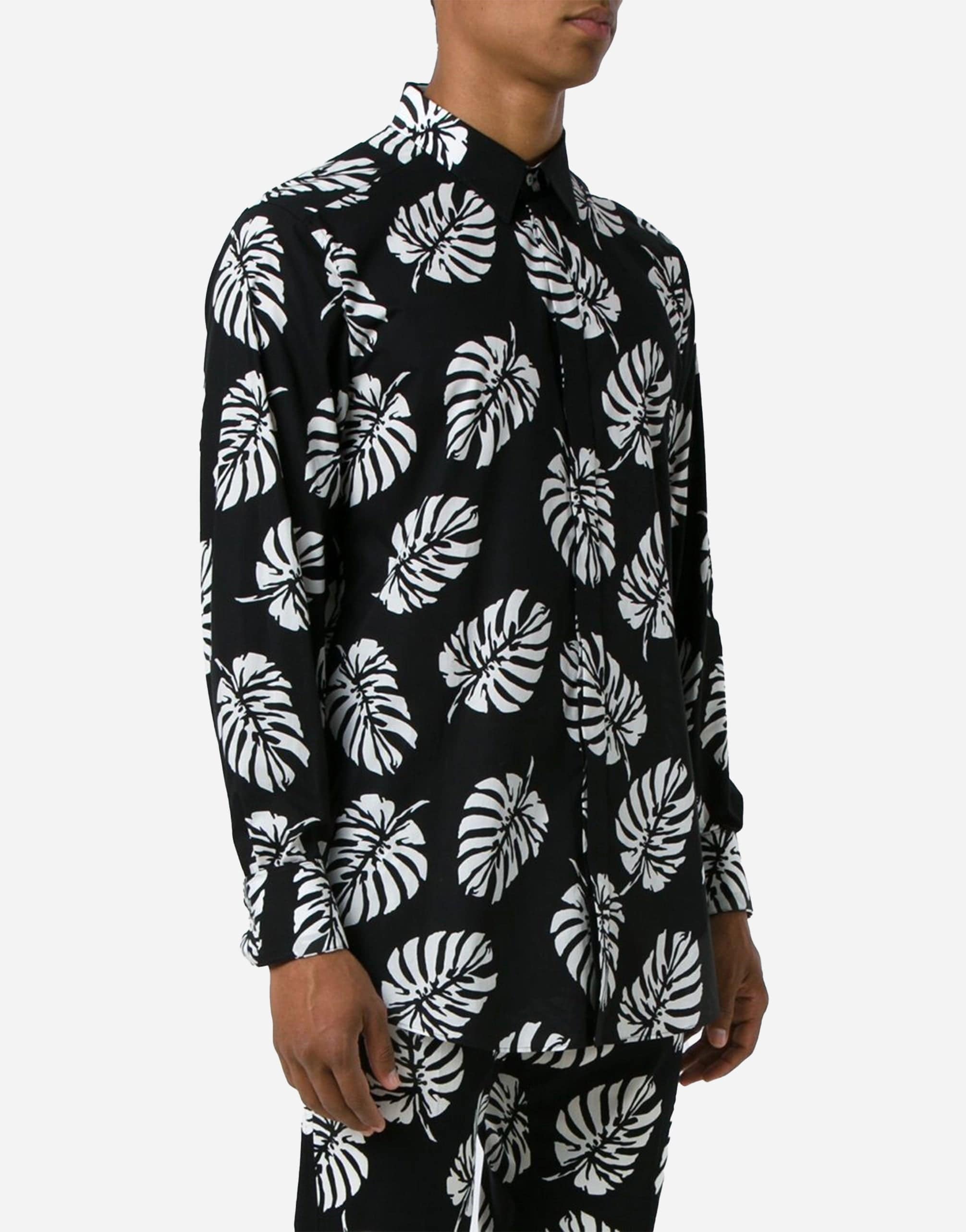 Dolce & Gabbana Palm Leaf Print Shirt