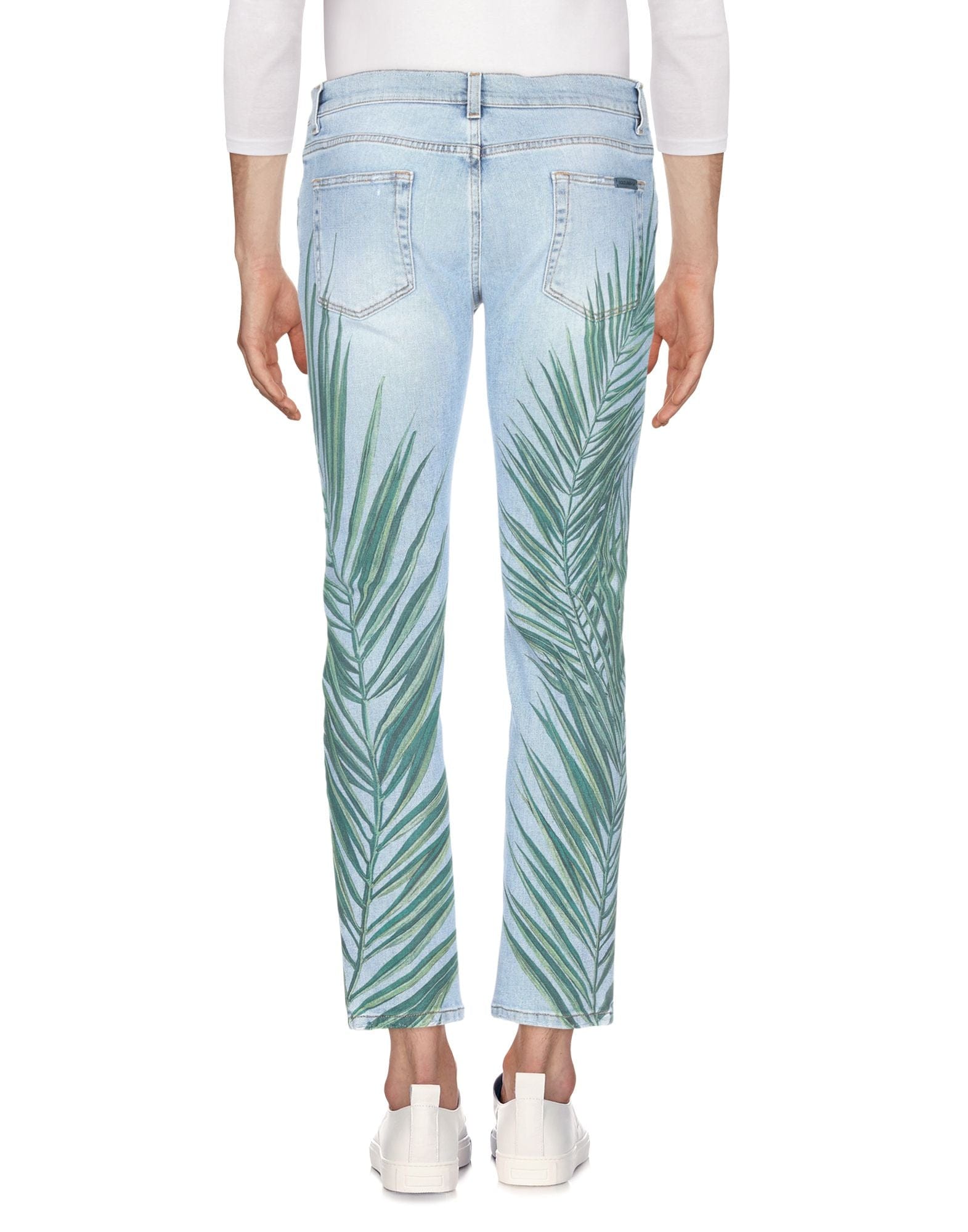Dolce & Gabbana Palm-Tree Print Jeans