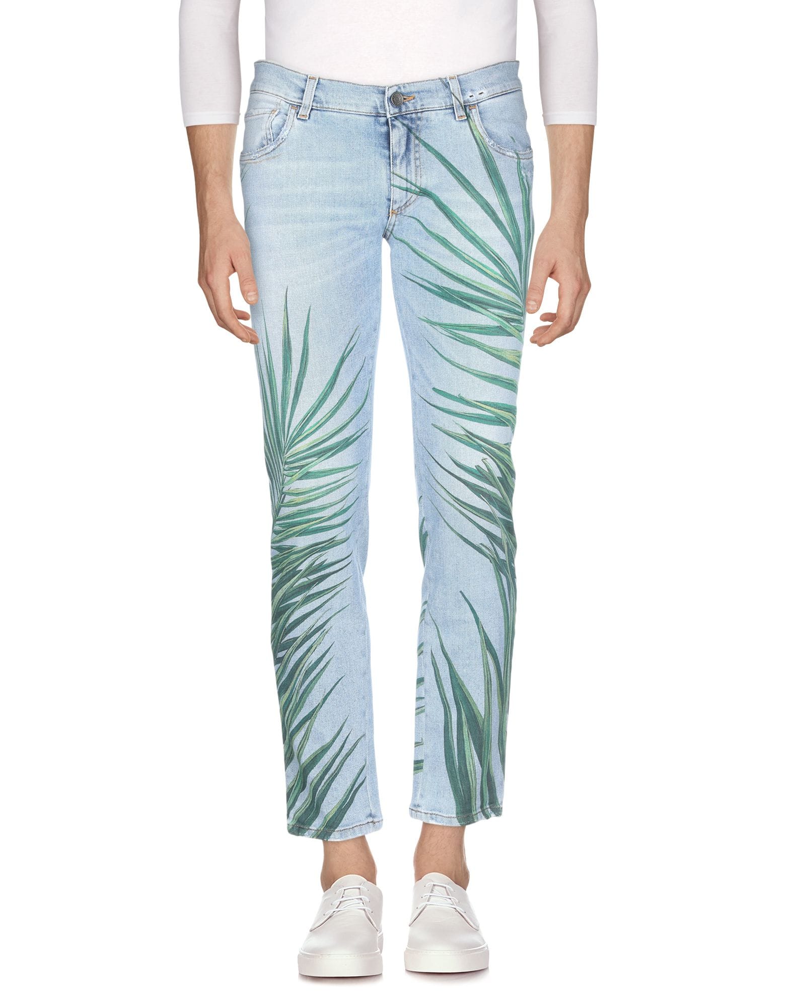 Dolce & Gabbana Palm-Tree Print Jeans