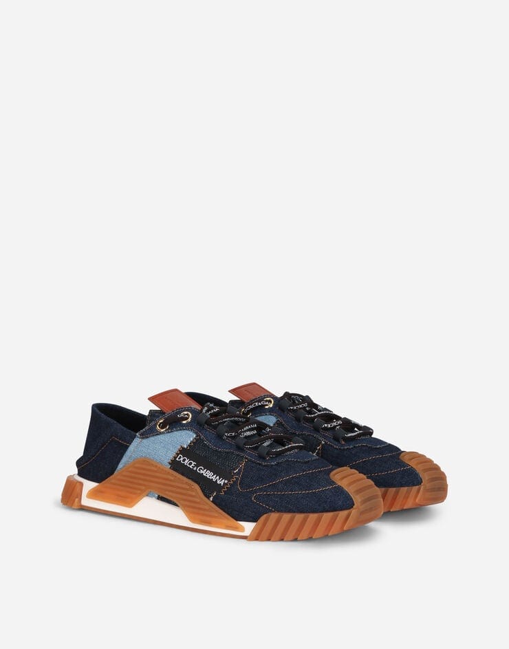 Dolce & Gabbana Patchwork Denim NS1 Sneakers