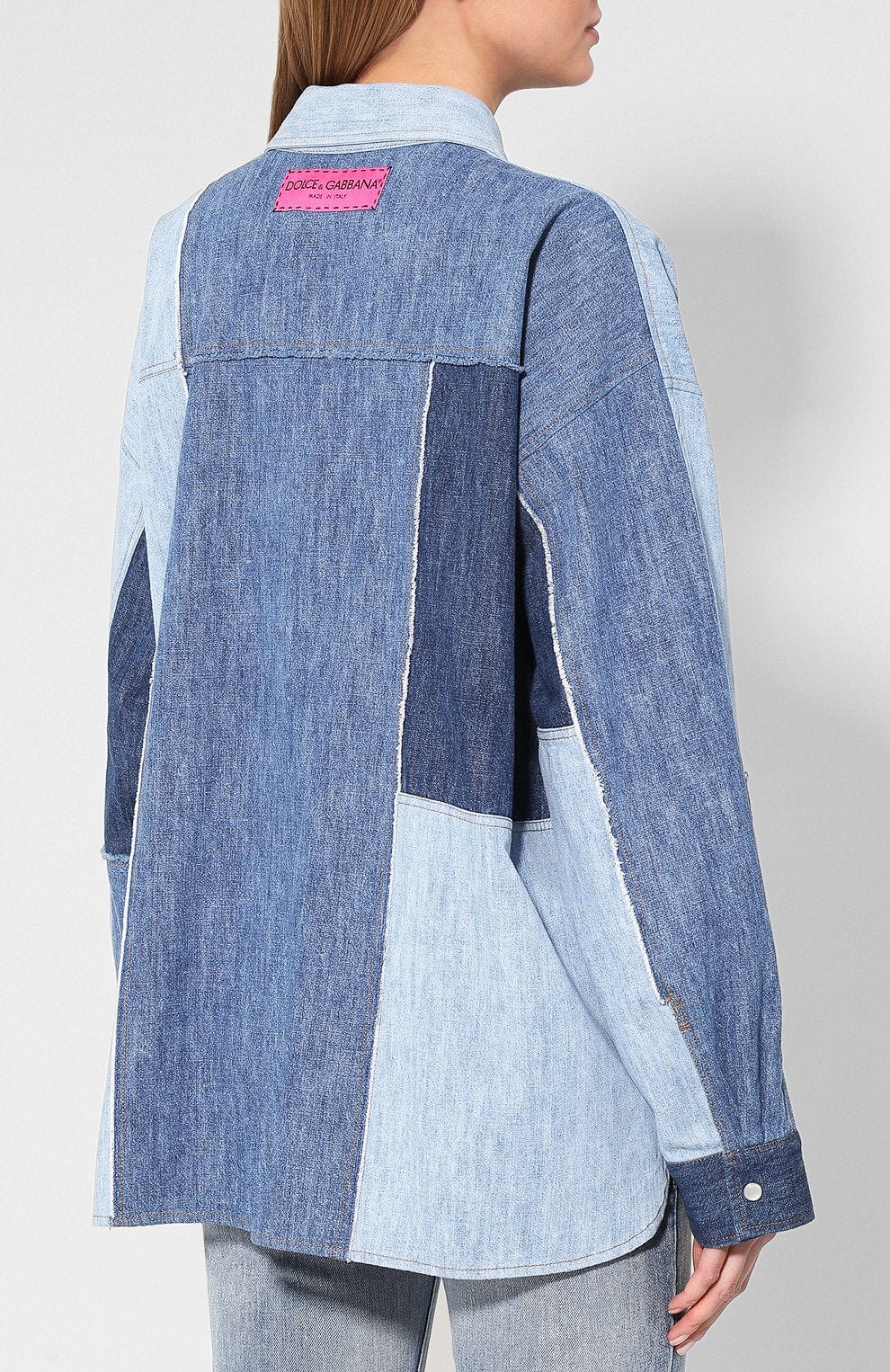 Dolce & Gabbana Patchwork Denim Shirt