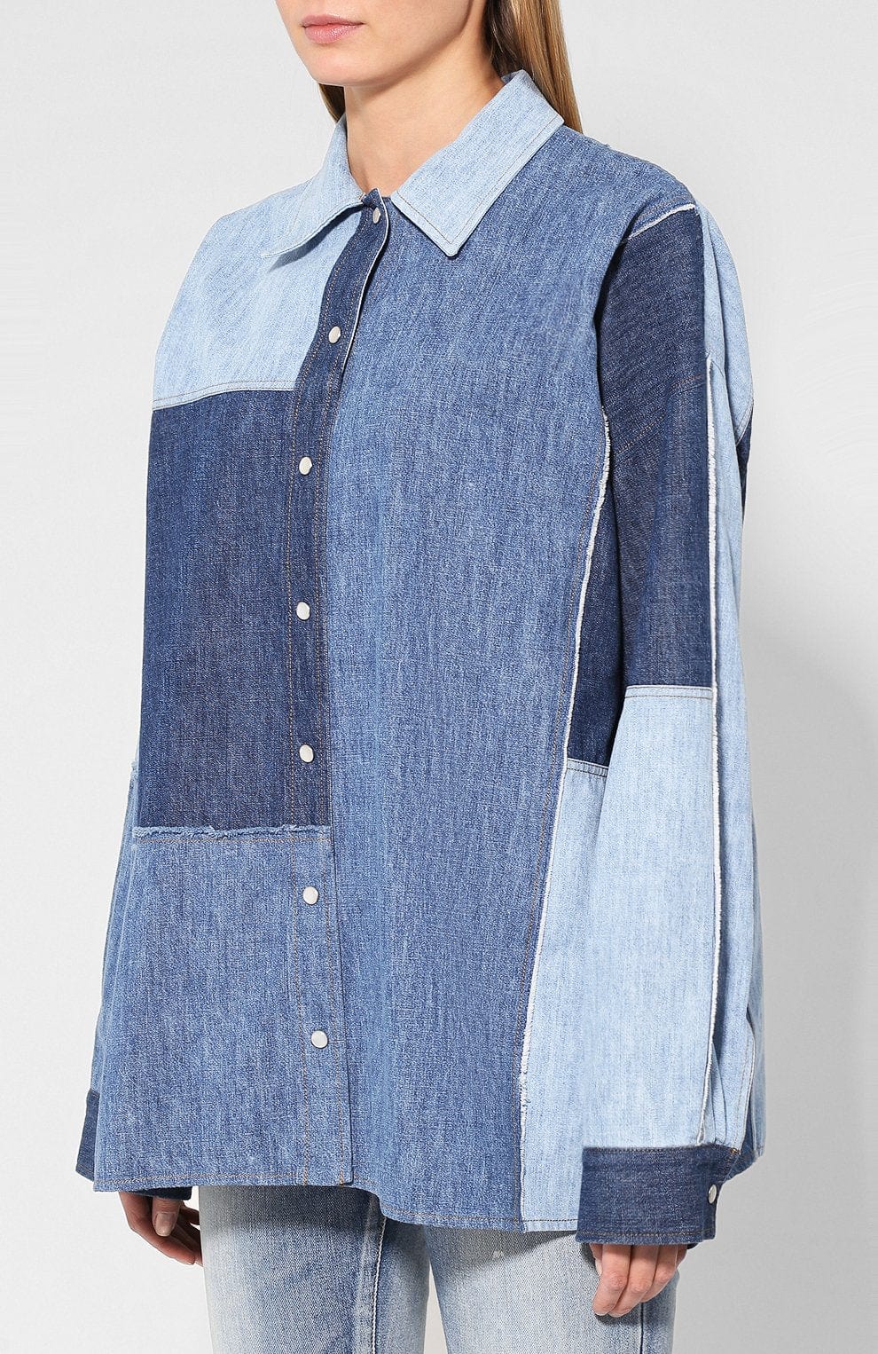 Dolce & Gabbana Patchwork Denim Shirt