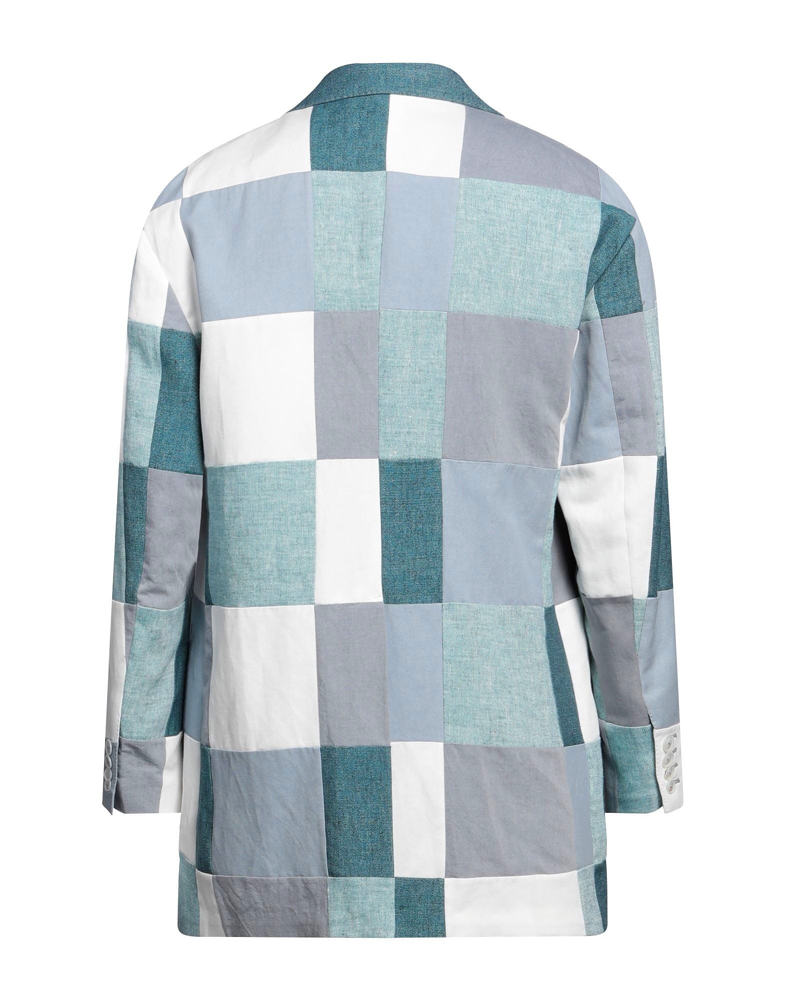Dolce & Gabbana Dolce & Gabbana Patchwork Double Breasted Linen Blazer