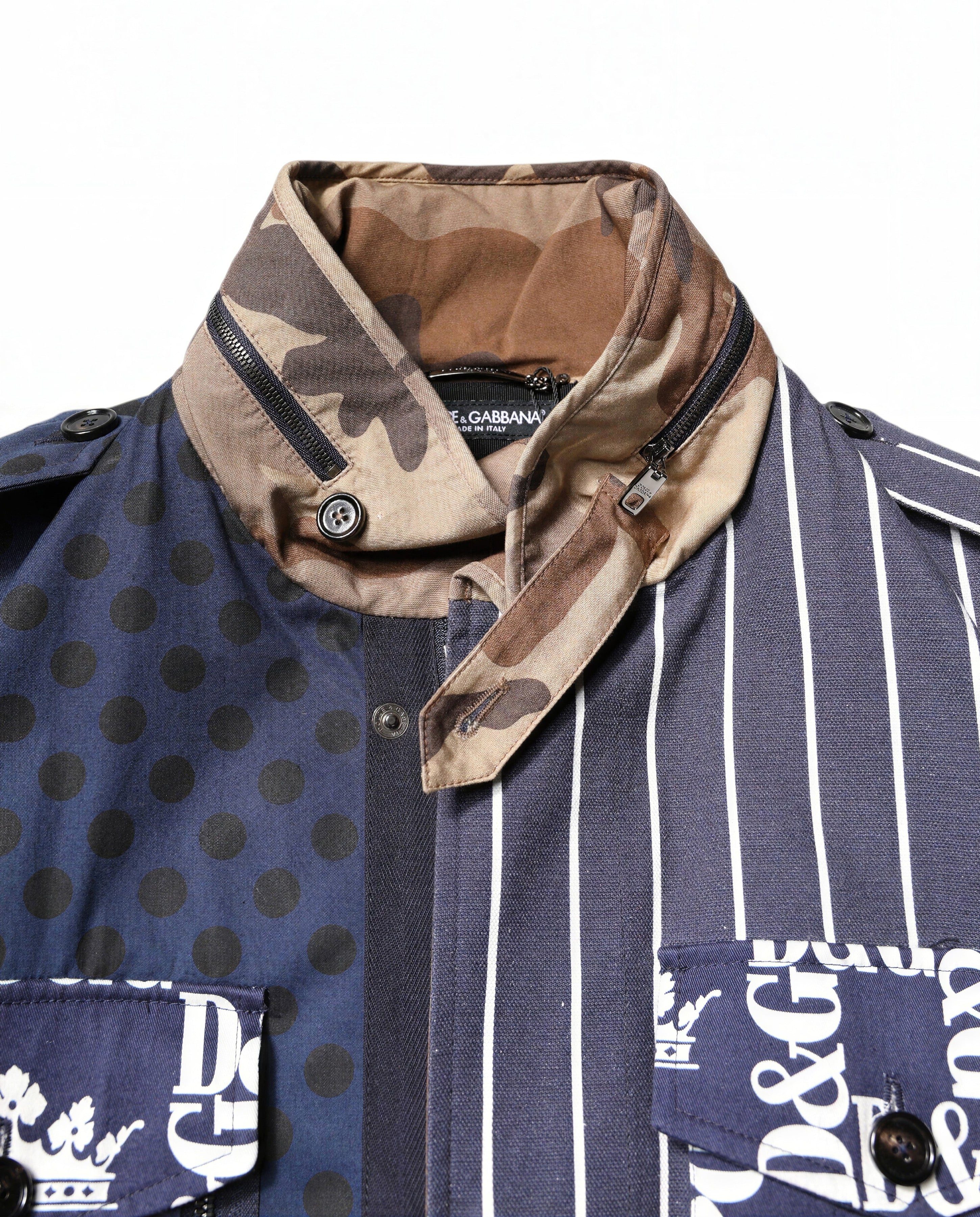 سترة ميدانية Patchwork من Dolce & Gabbana