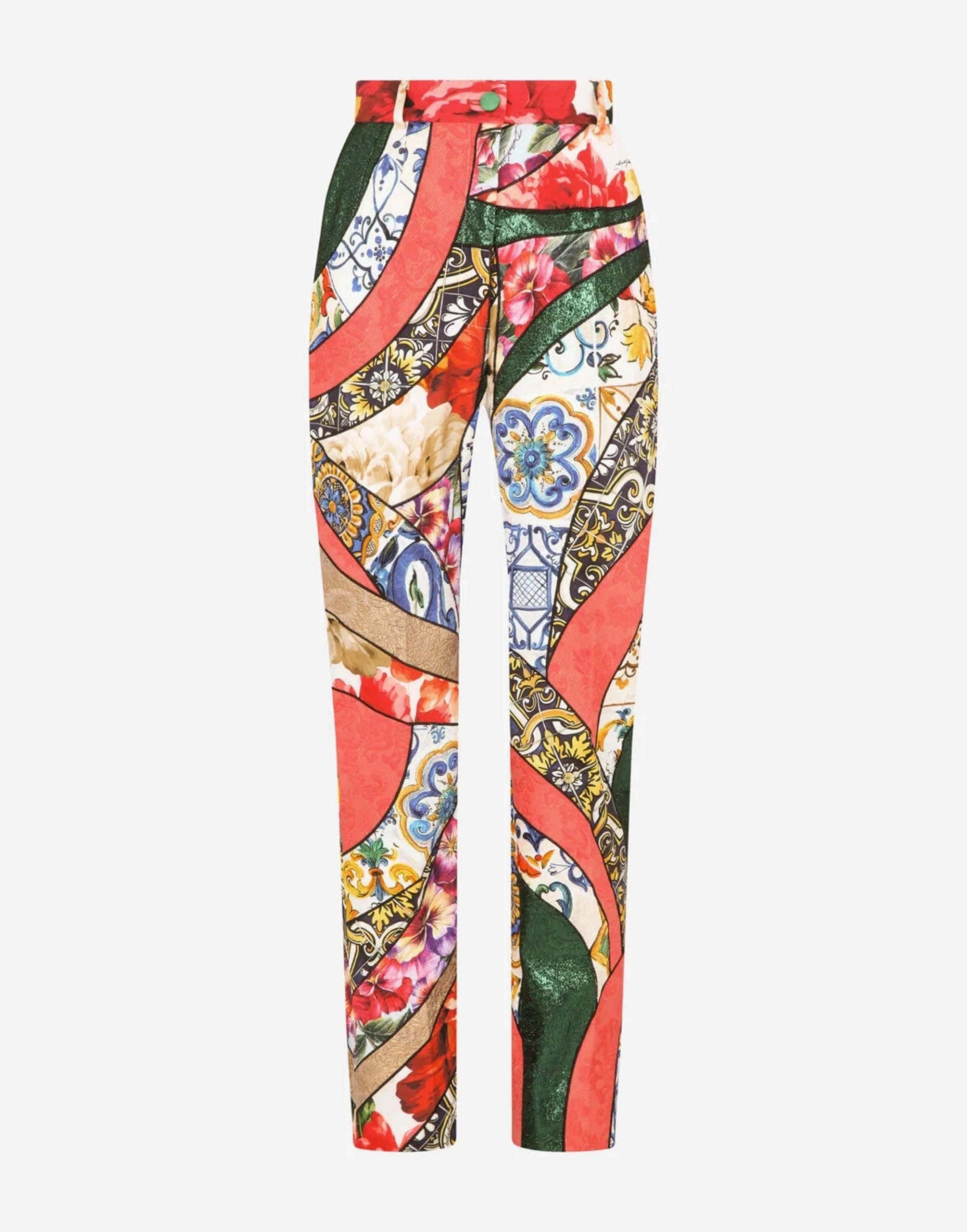 Dolce & Gabbana Patchwork Jacquard Trousers