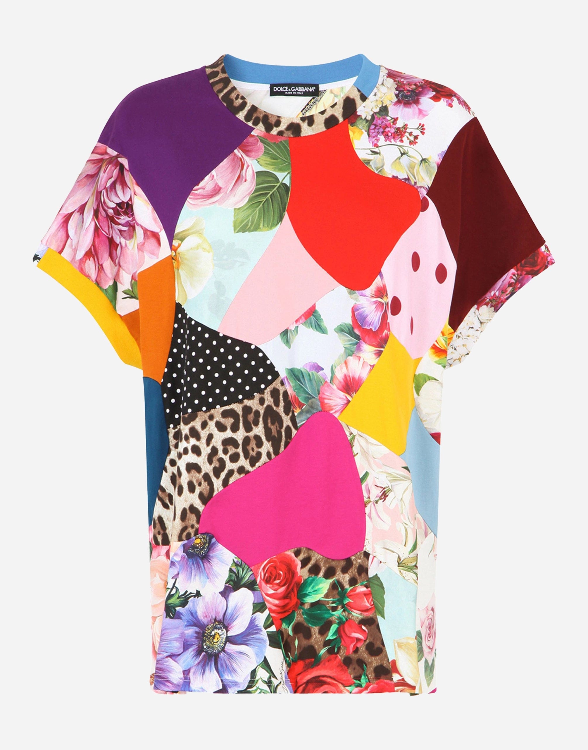 Dolce & Gabbana Patchwork Jersey T-Shirt