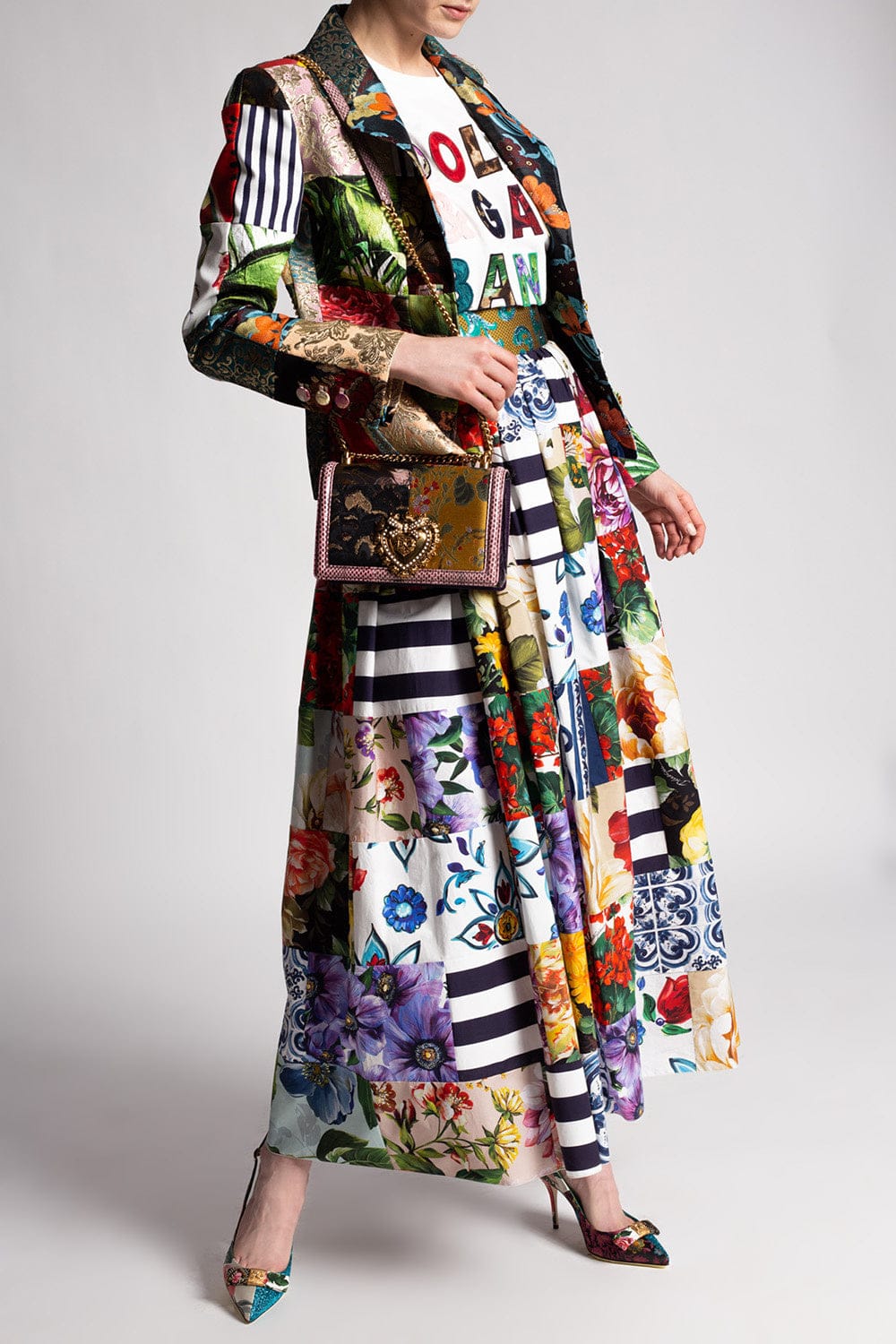 Dolce & Gabbana Patchwork Logo T-Shirt