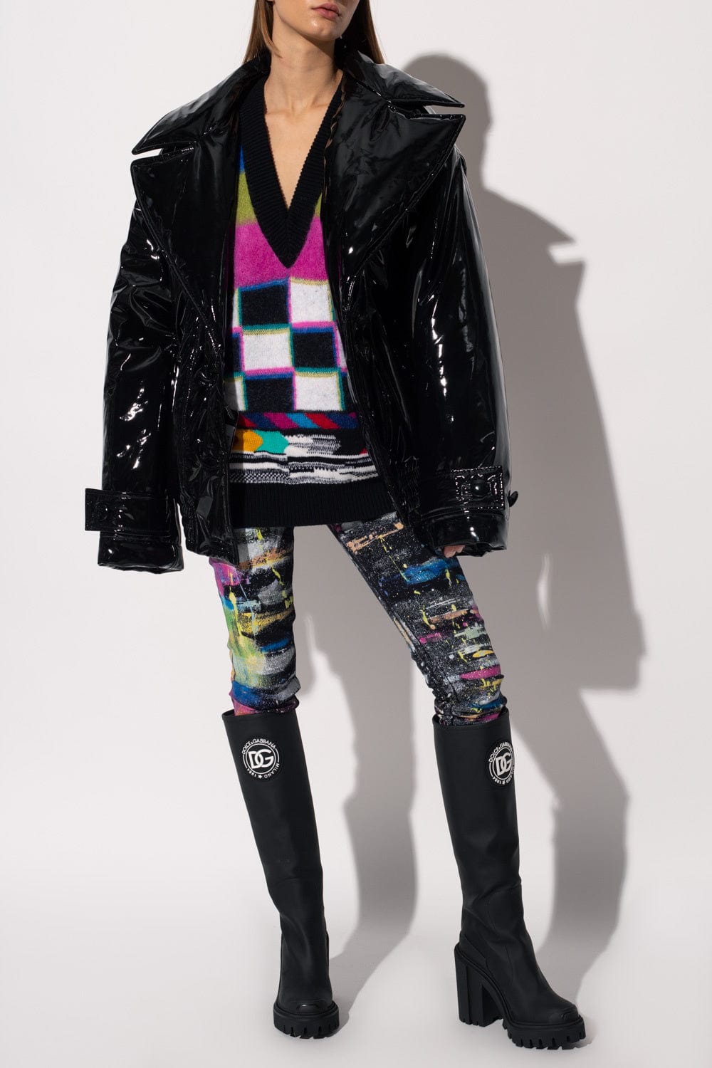 Dolce & Gabbana Patent Leather Jacket