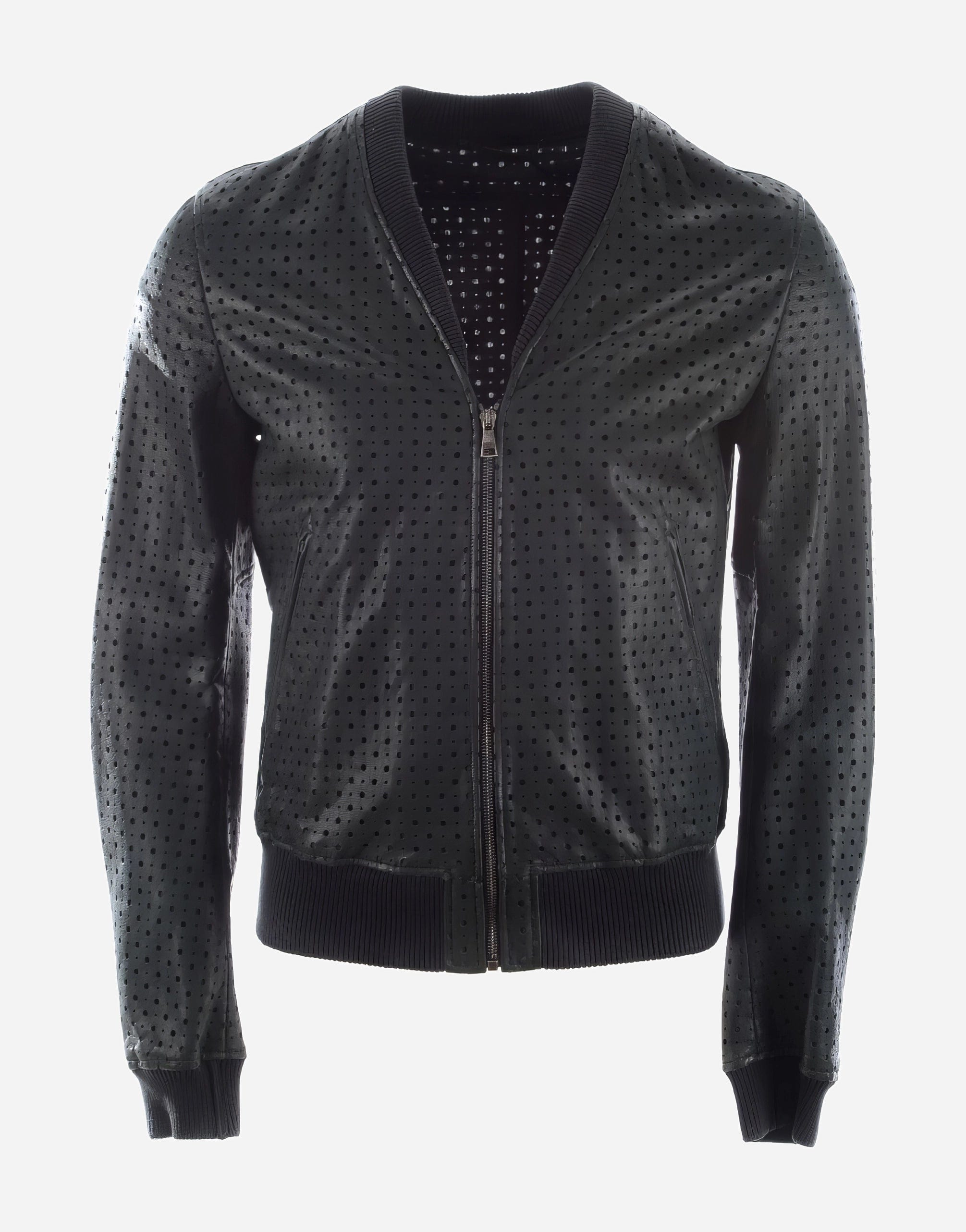 Dolce & Gabbana Perforated Bomber Jacket