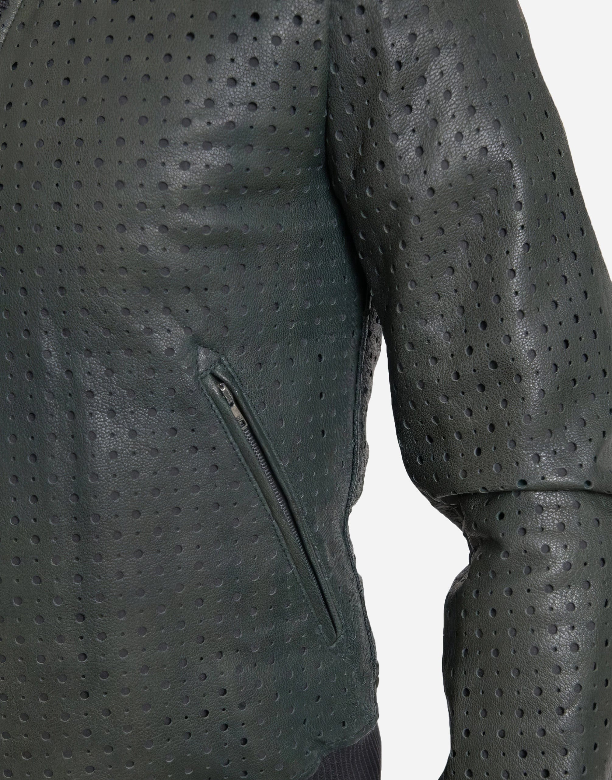 Dolce & Gabbana Perforated Bomber Jacket