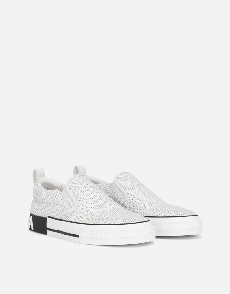 Dolce & Gabbana Perforated Custom 2.Zero Slip-On Sneakers