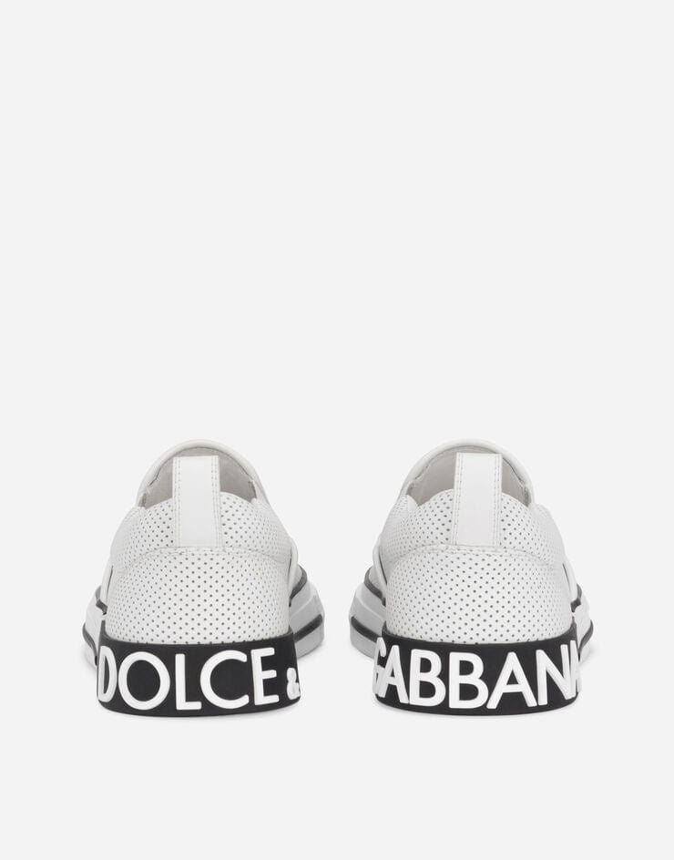 Dolce & Gabbana Perforated Custom 2.Zero Slip-On Sneakers