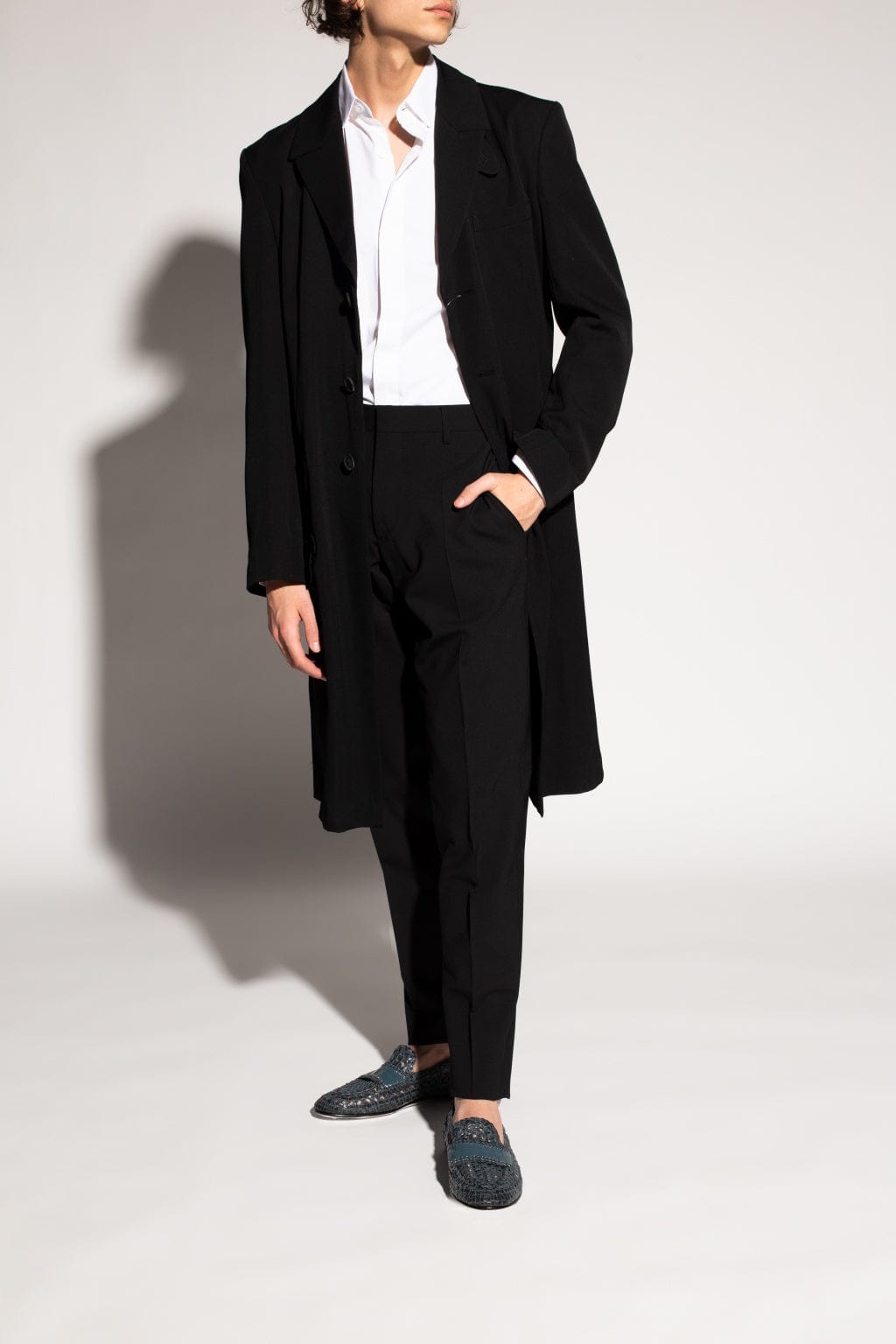 Dolce & Gabbana Persia Woven Leather Slippers