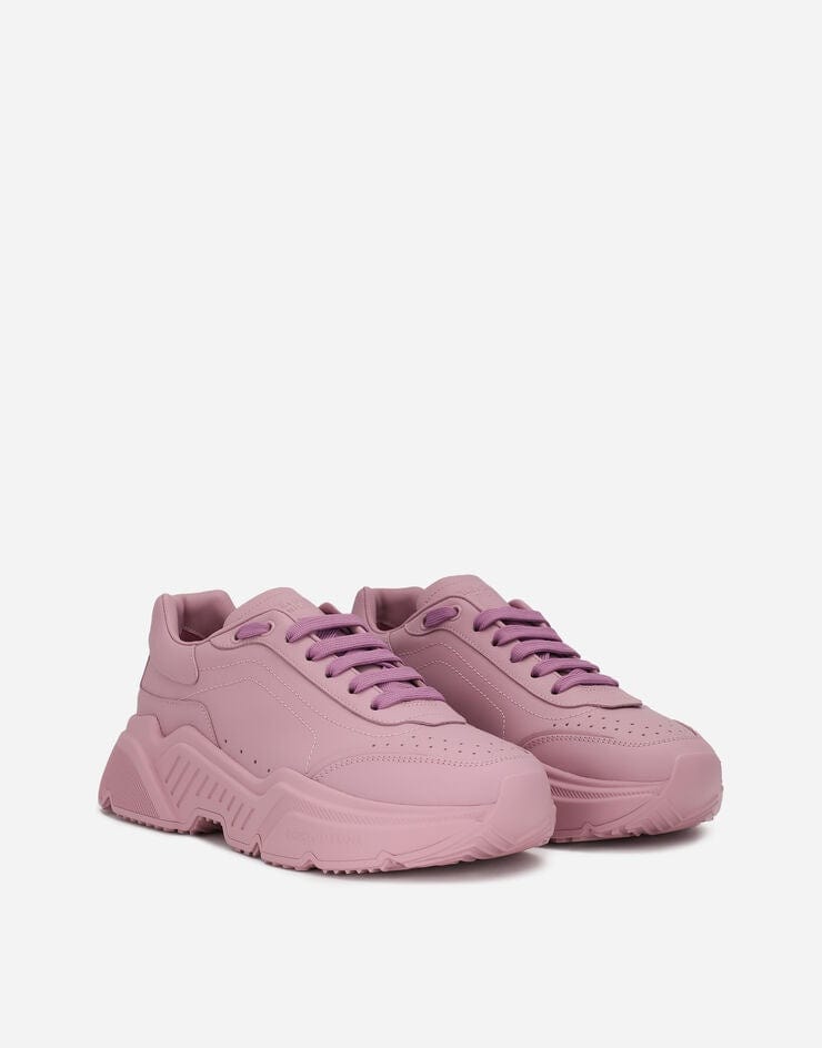 Dolce & Gabbana Pink Leather Daymaster Sneakers