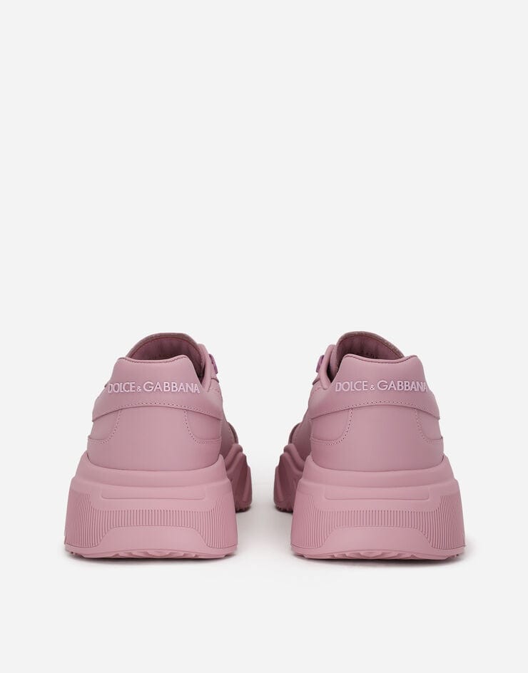 Dolce & Gabbana Pink Leather Daymaster Sneakers
