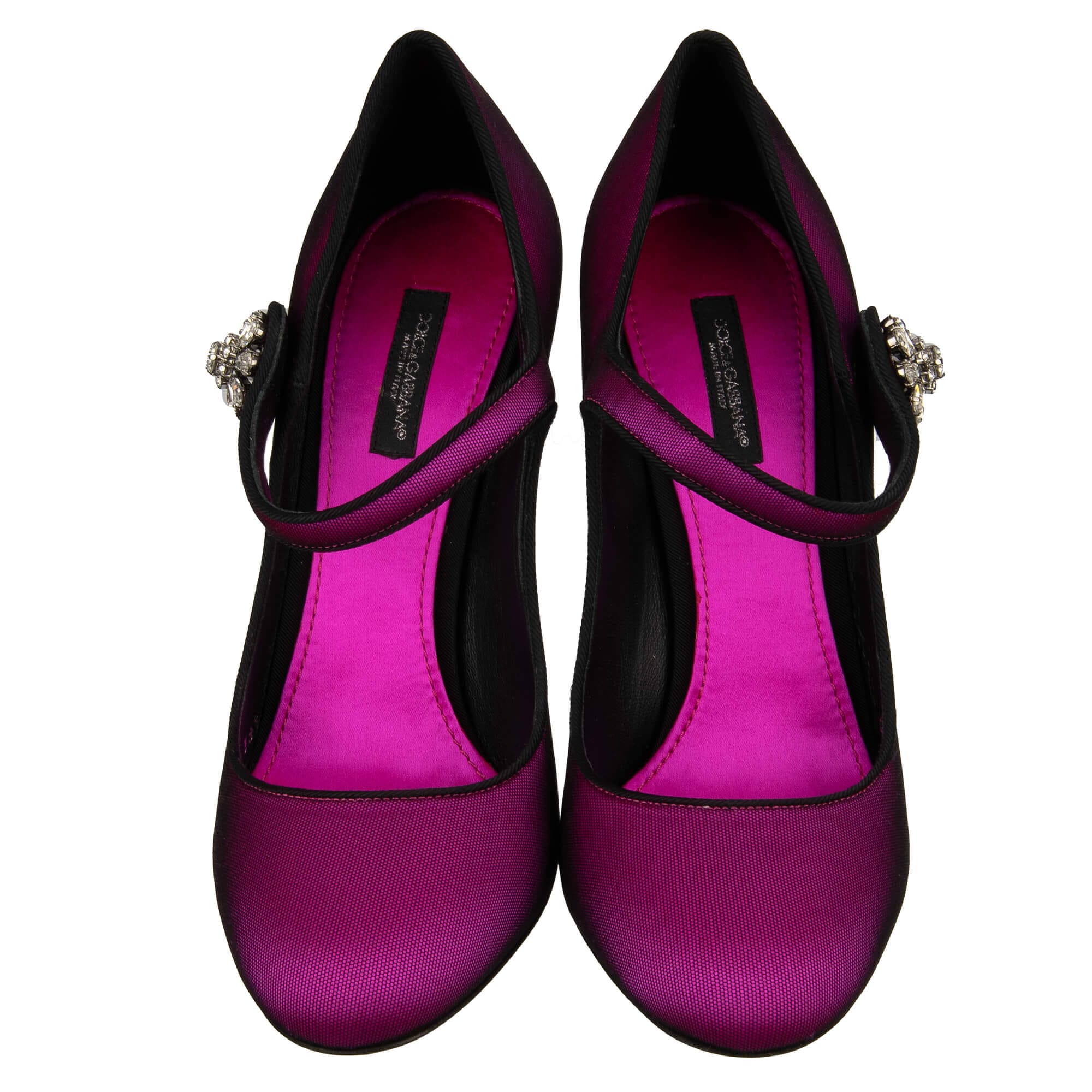 Dolce & Gabbana Pink Vally Crystal-Embellished Pumps