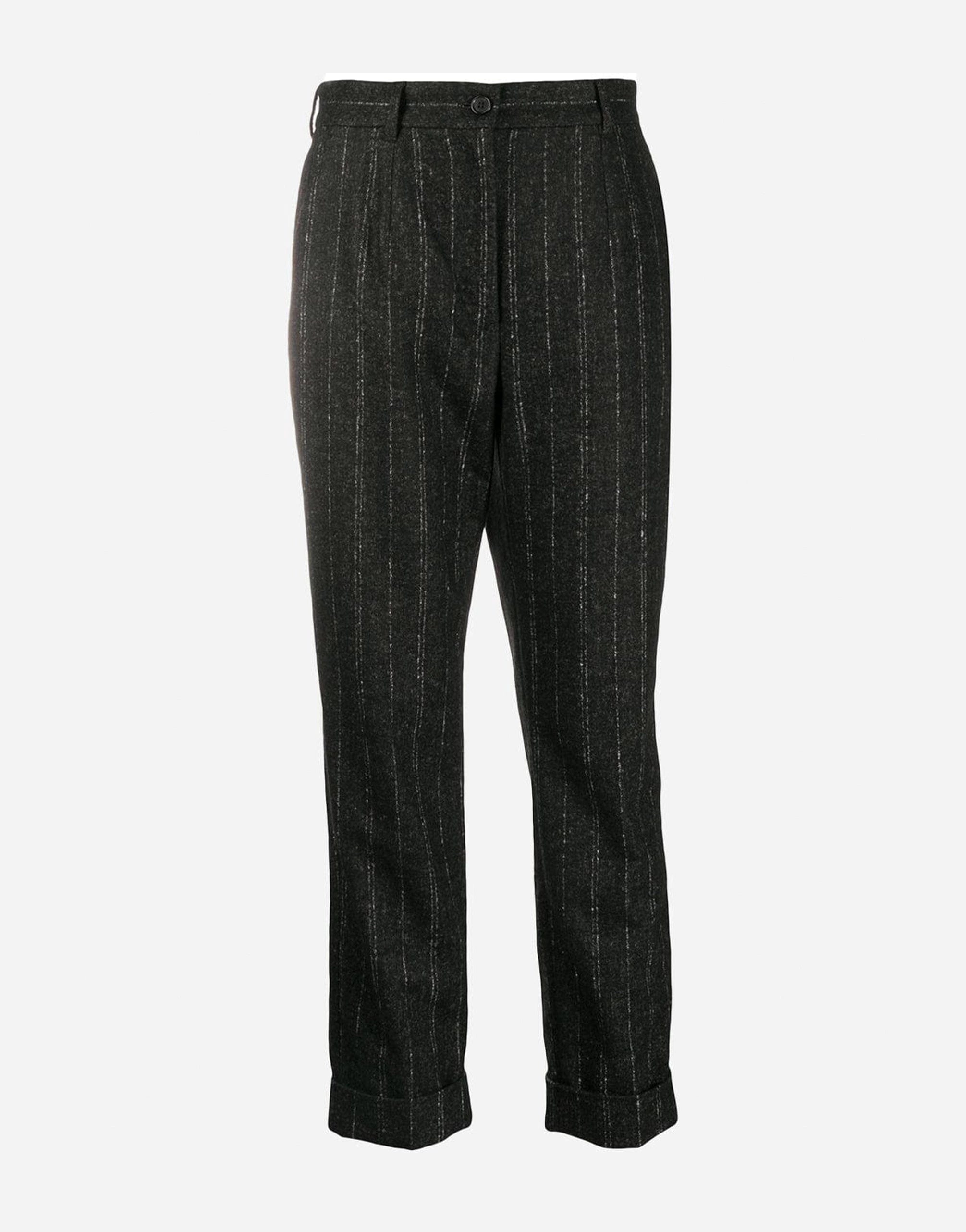 Dolce & Gabbana Pinstripe Cropped Pants