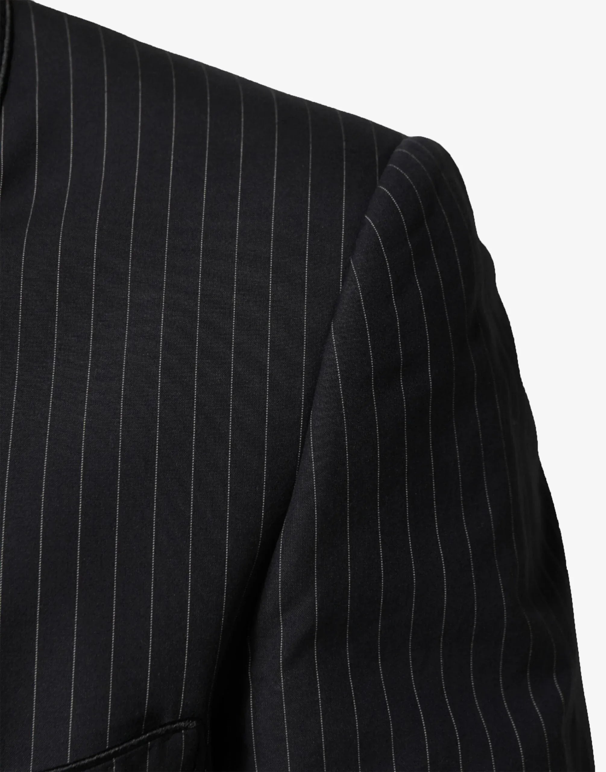 Dolce & Gabbana Pinstripe Stretch Cotton Blazer