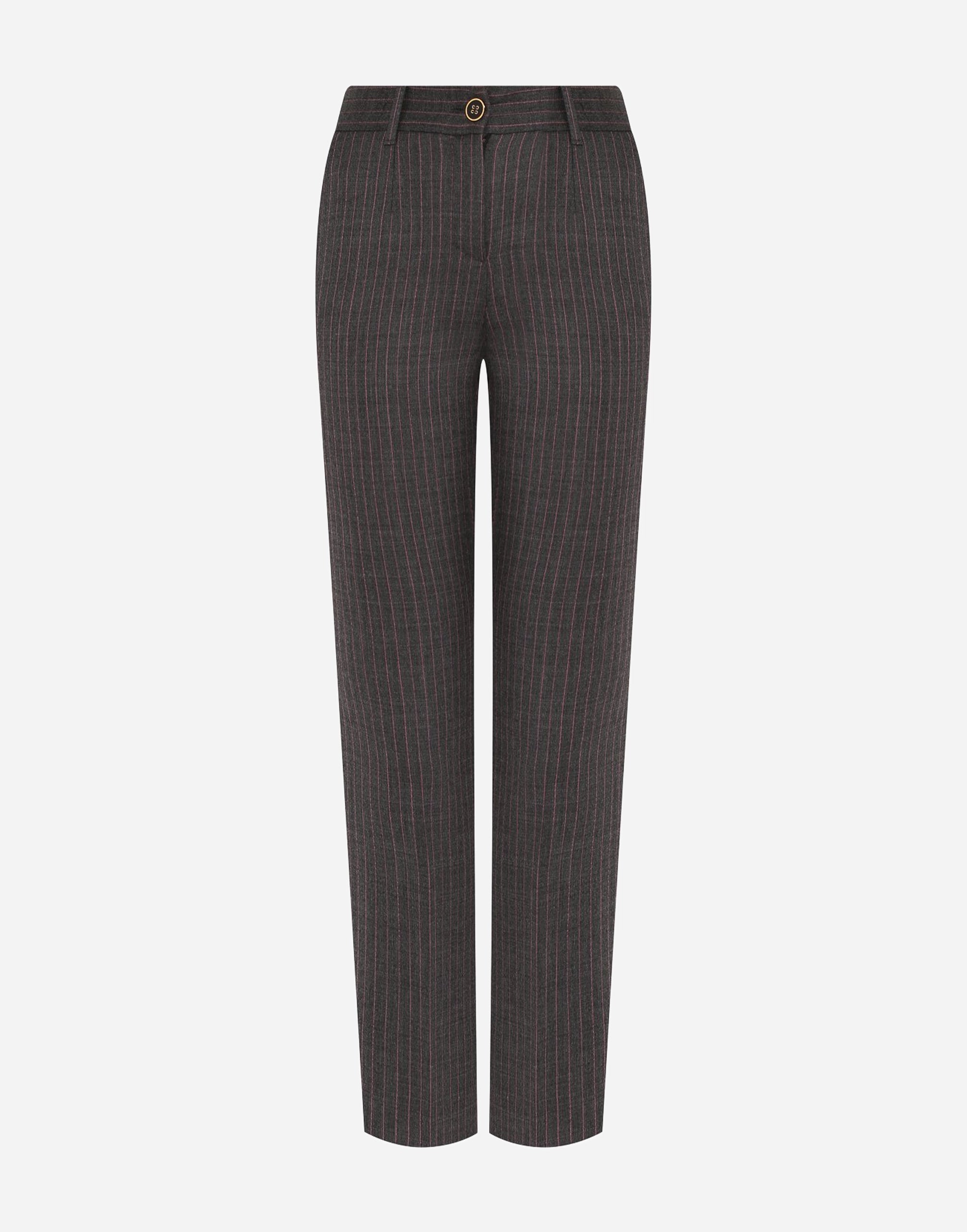 Dolce & Gabbana Pinstripe Wool Cropped Pants