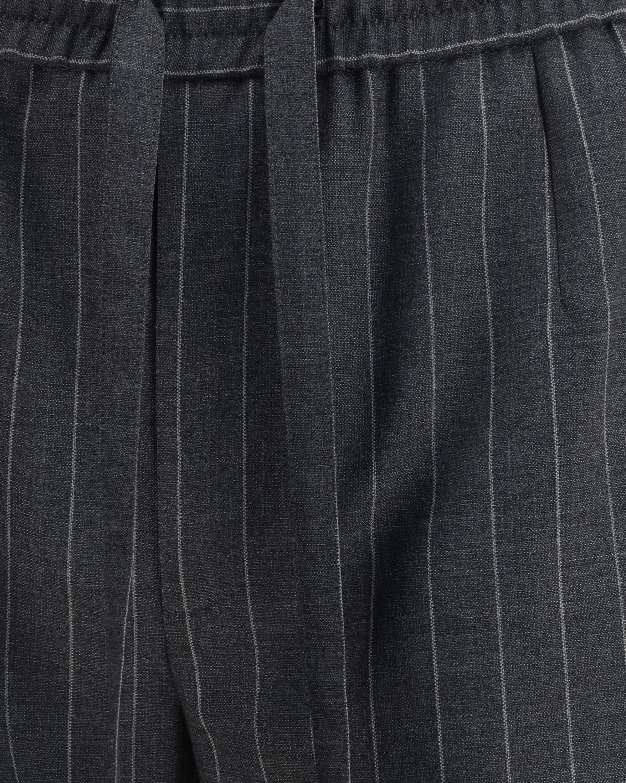 Dolce & Gabbana Pinstriped Virgin Wool Casual Trousers