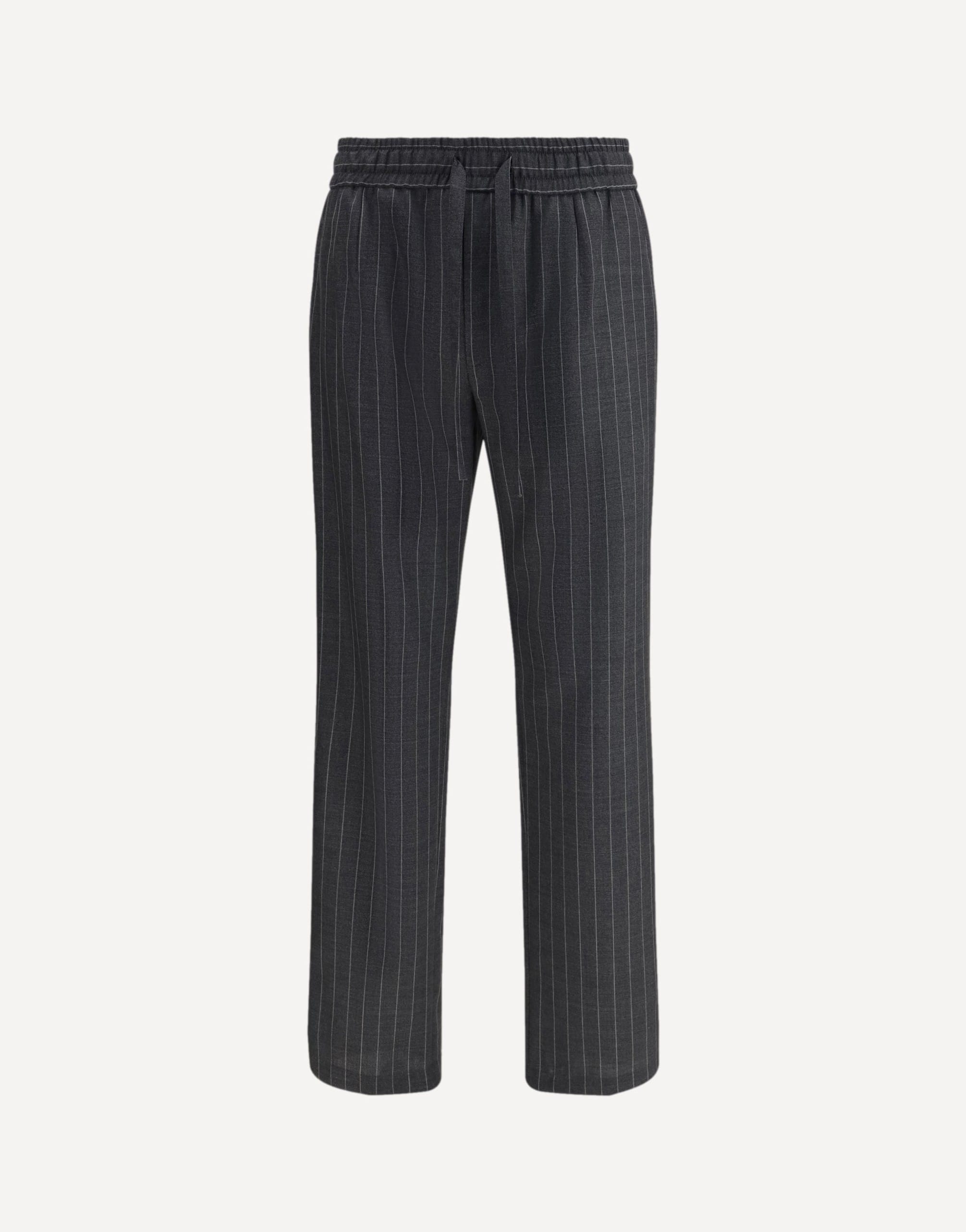 Dolce & Gabbana Pinstriped Virgin Wool Casual Trousers