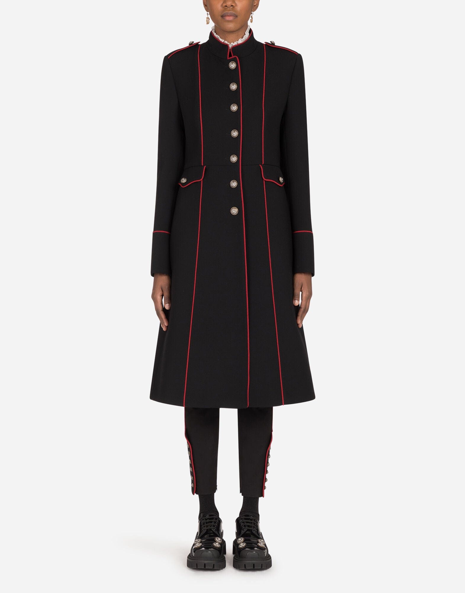 Dolce & Gabbana Piping Woolen Jacket