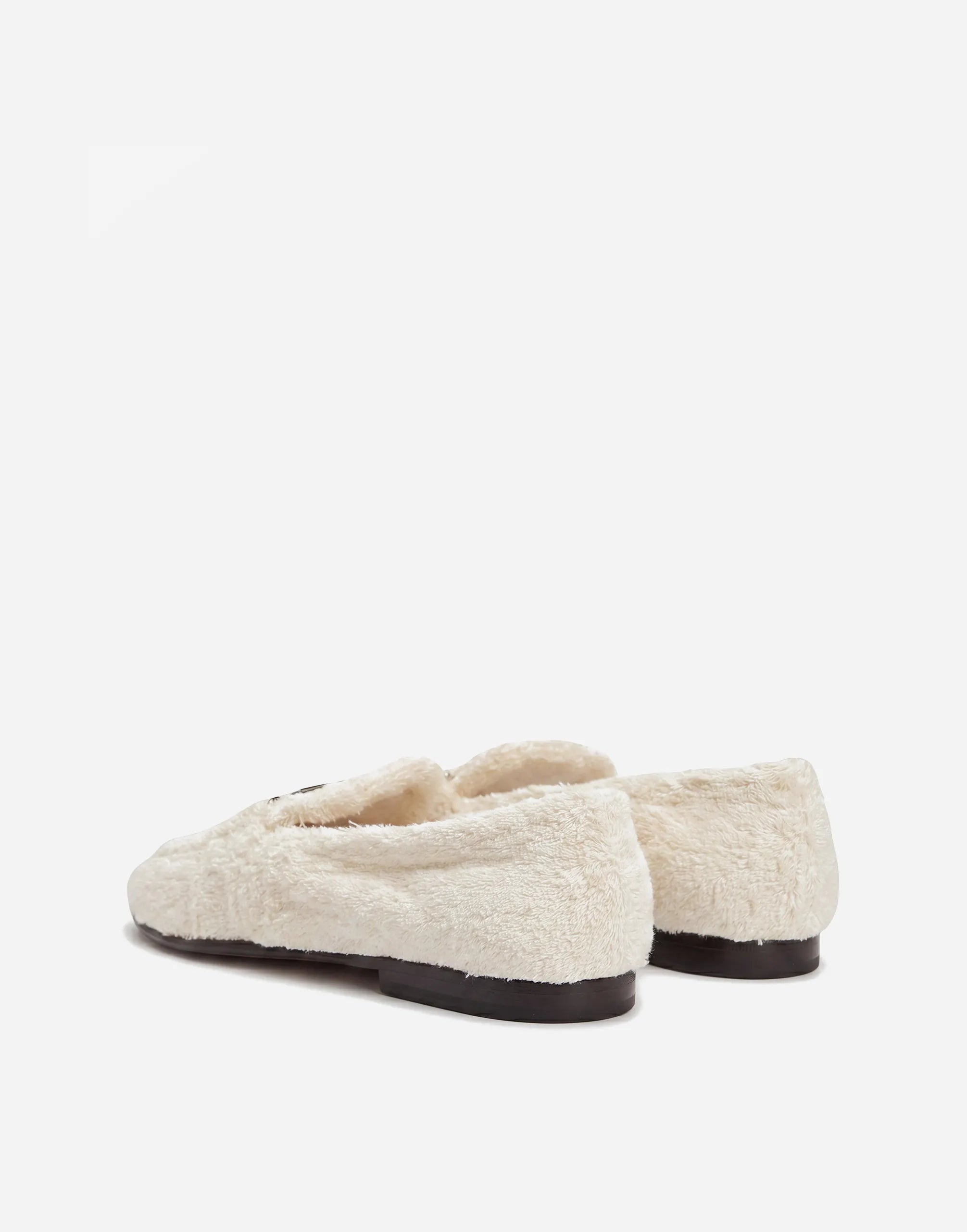 Dolce & Gabbana Dolce & Gabbana Plush Logo Plaque Loafers