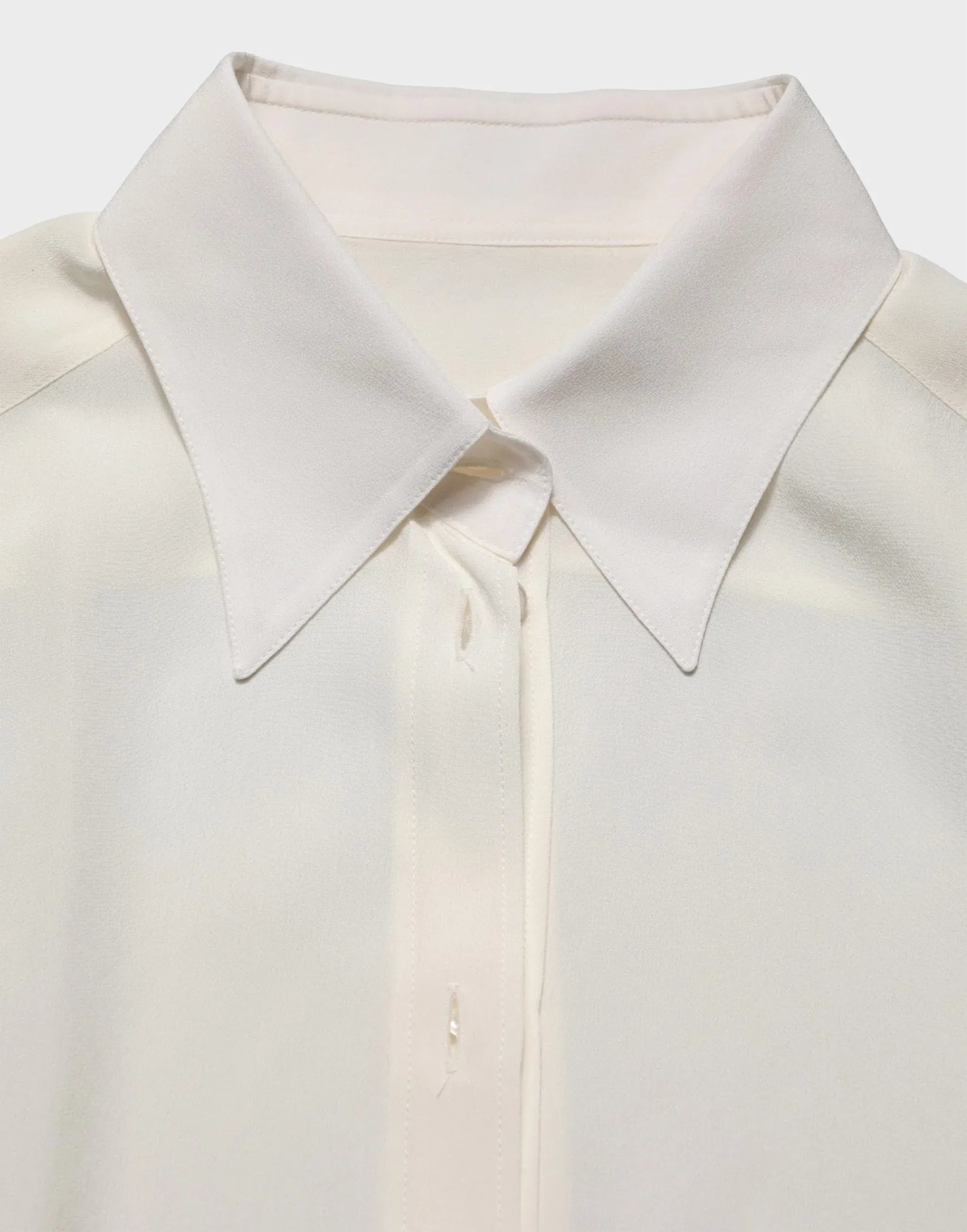 Dolce & Gabbana Point Collar Silk Shirt