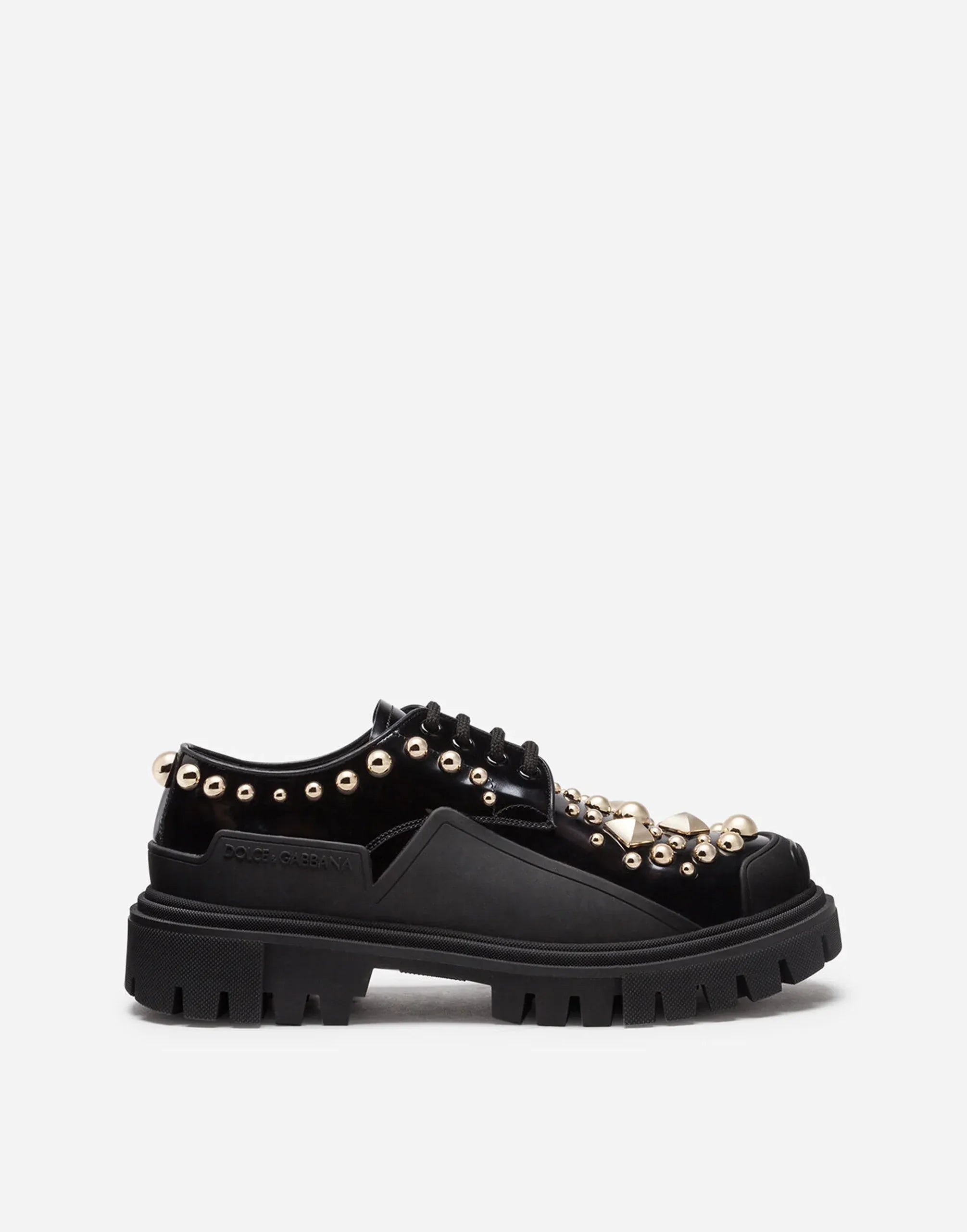 Dolce & Gabbana Polierte Trekking-Derbyschuhe