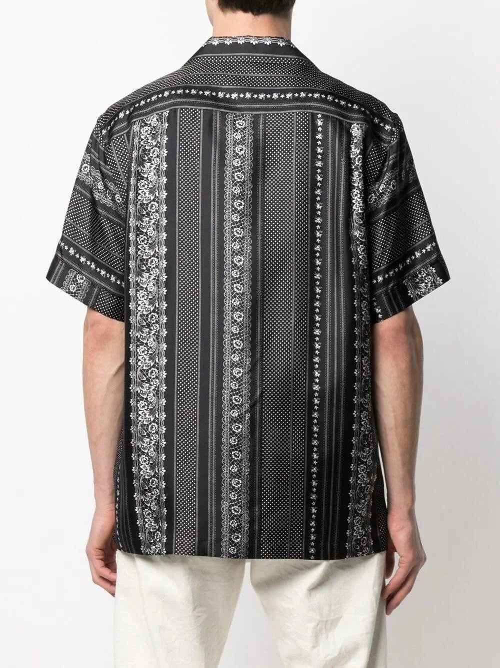 Dolce & Gabbana Polka Dot And Striped Silk Shirt