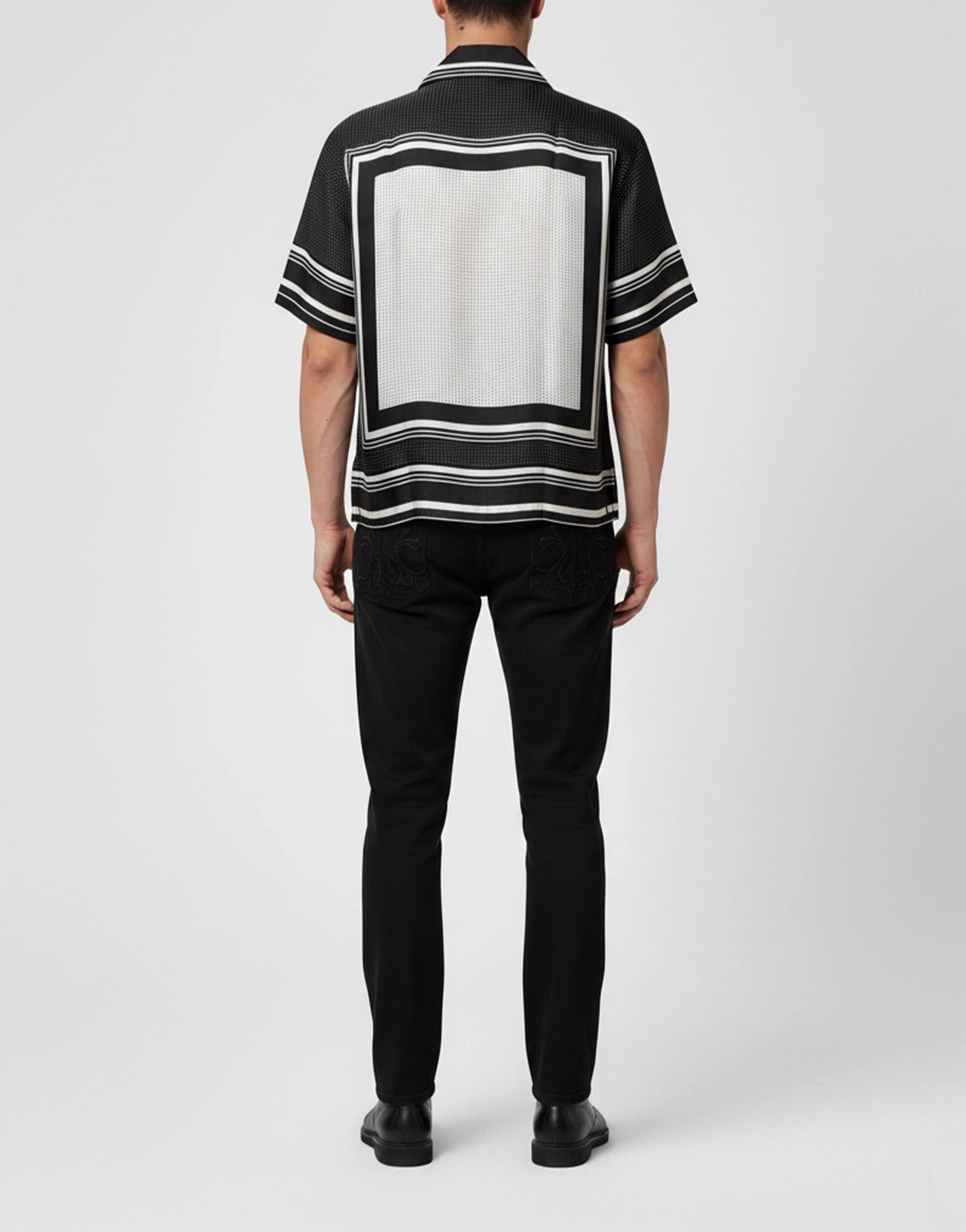 Dolce & Gabbana Polka-Dot Print Silk Hawaii Shirt