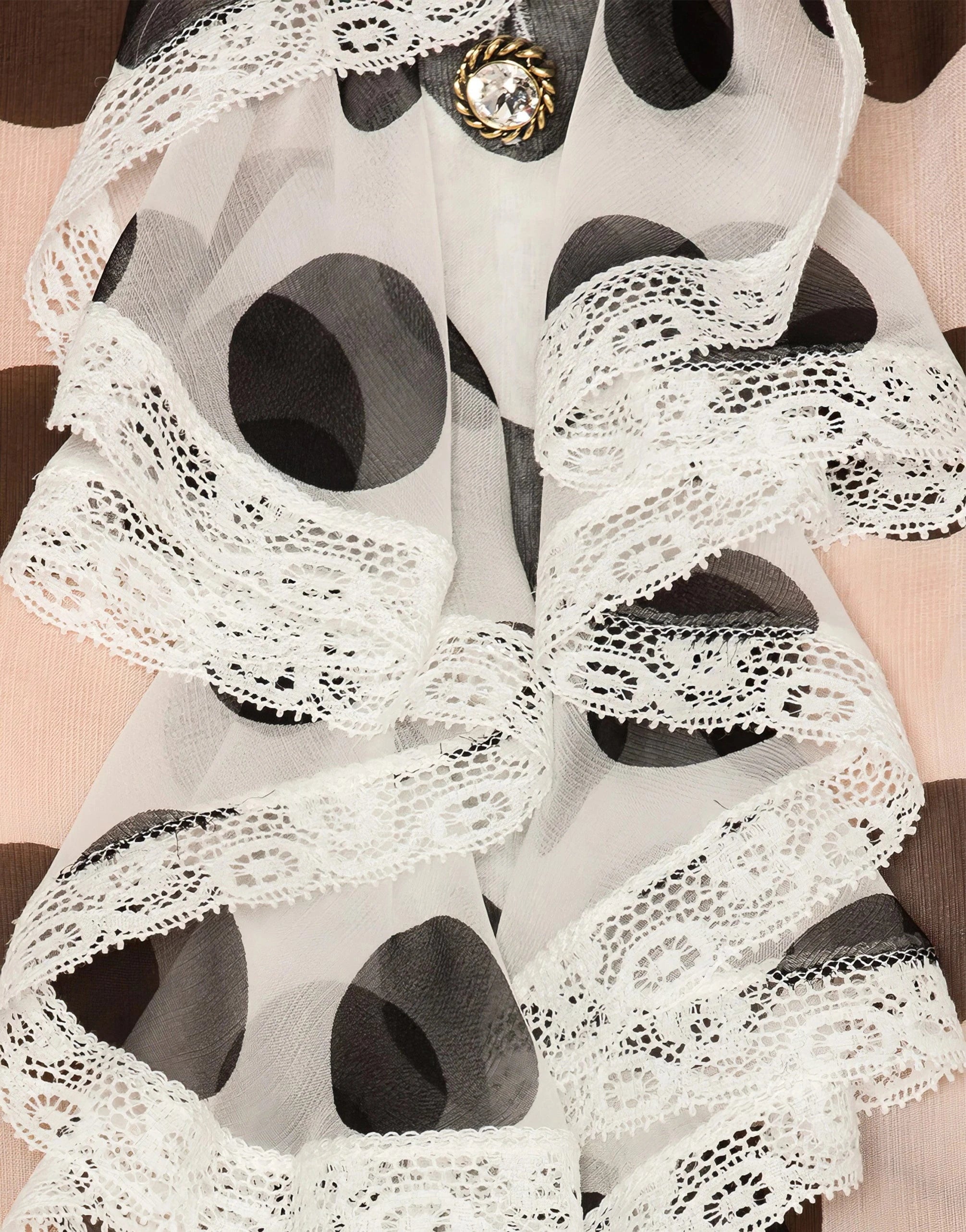 Dolce & Gabbana Polka-Dot Print Sleeveless Blouse