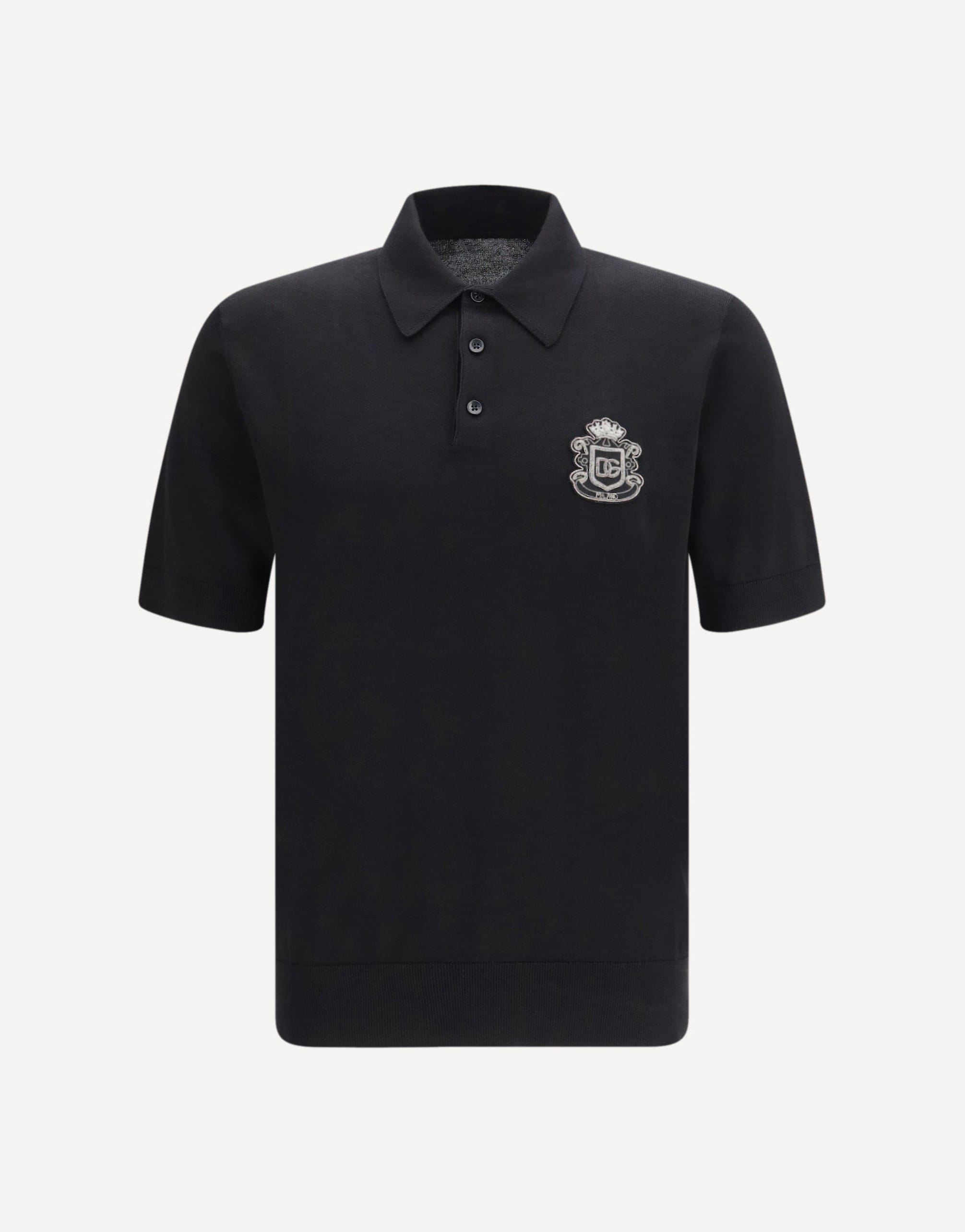 Dolce & Gabbana Polo Shirt With Embroidered Patch