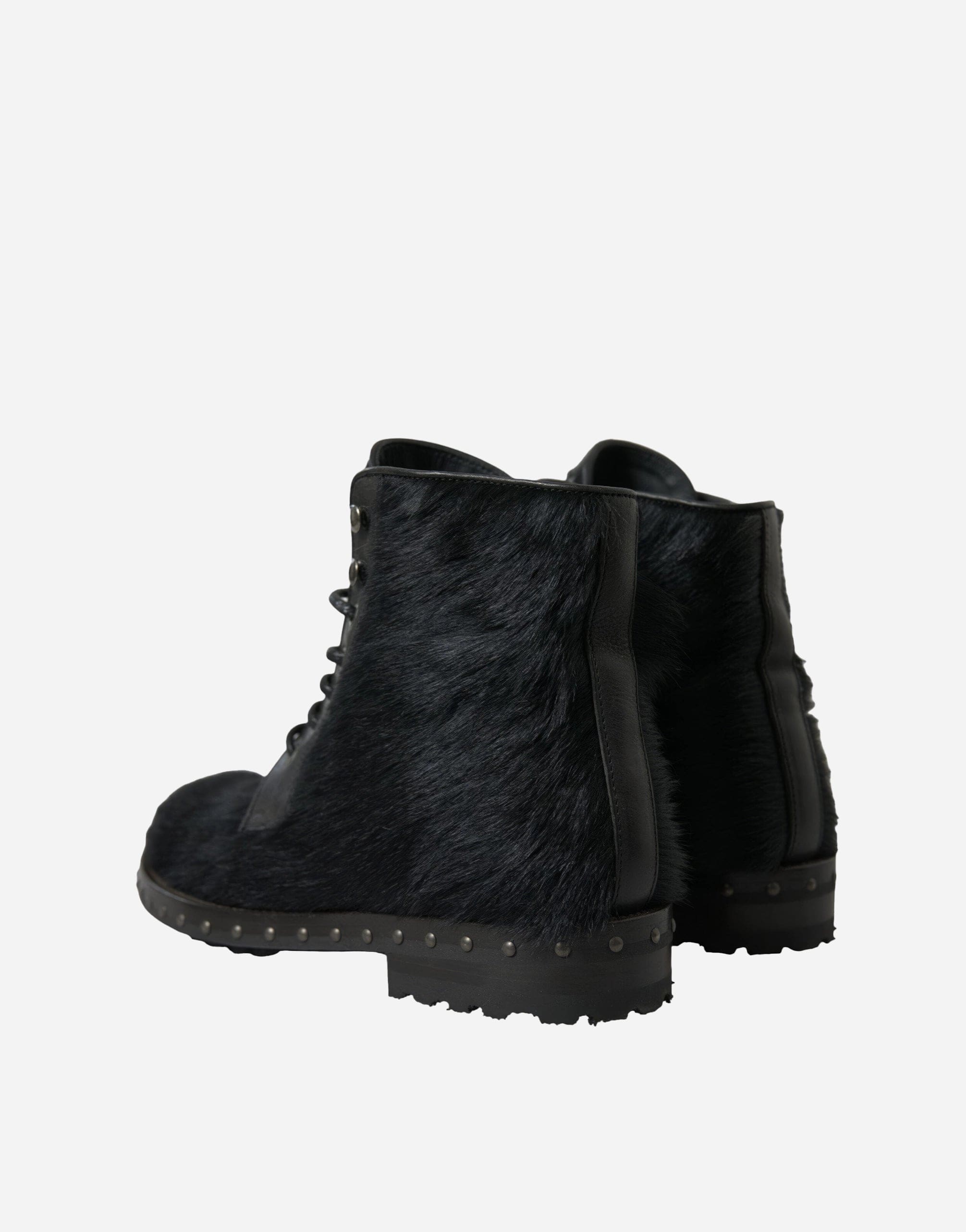 Dolce & Gabbana Pony-Style Leather Boots