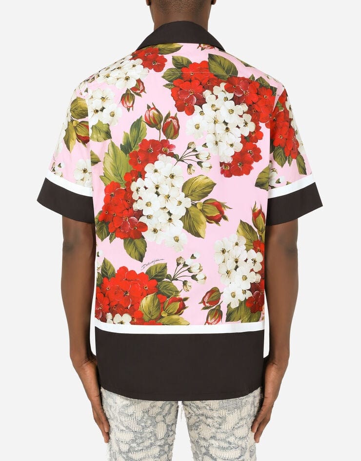 Dolce & Gabbana Poplin Hawaiian Shirt